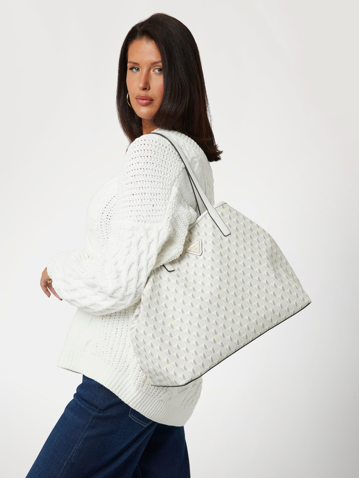 Vikky geometric maxi shopper