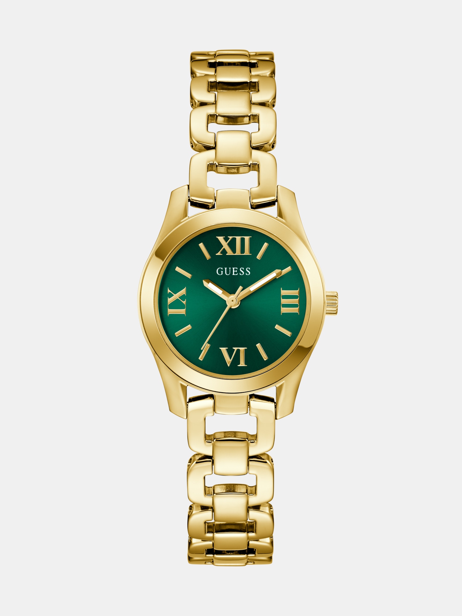 Recycled steel analogue watch 21 mm