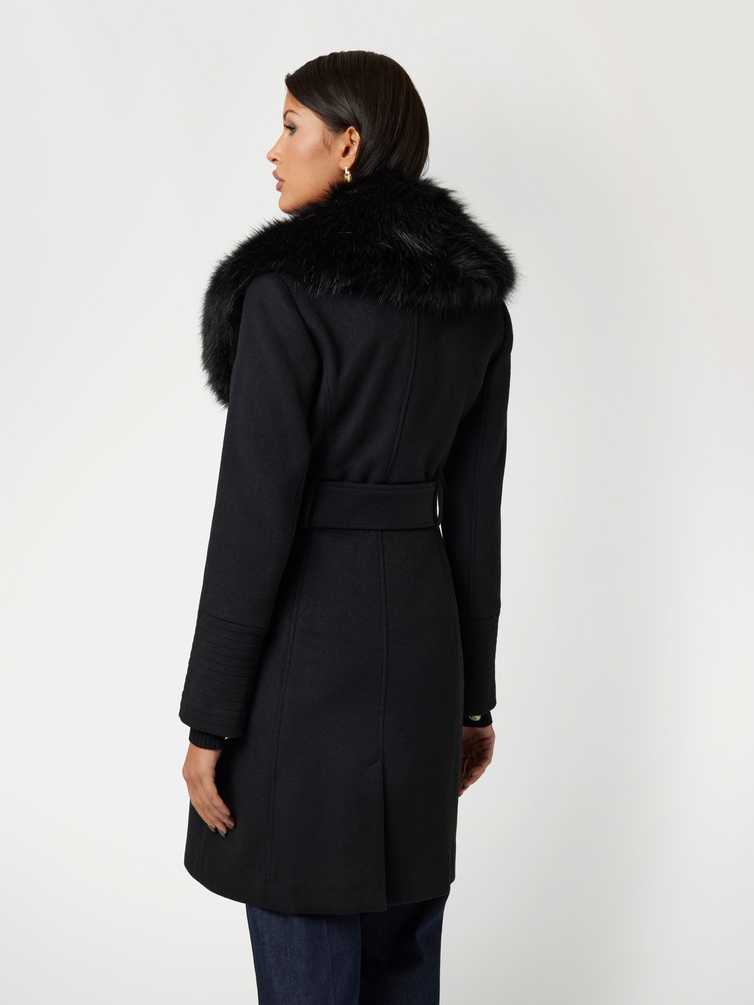 Marciano wool blend coat