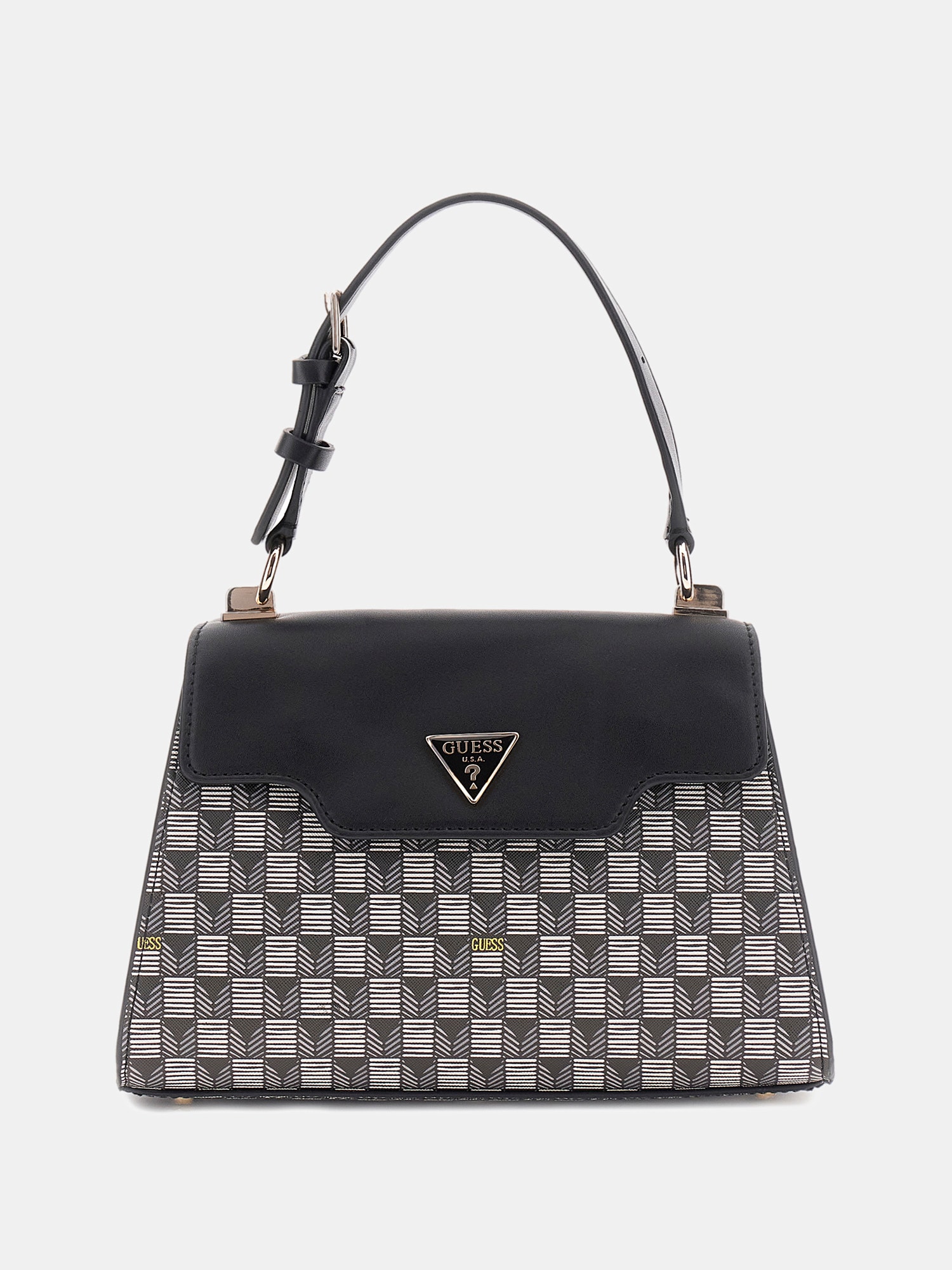 G Wave geometric-print handbag