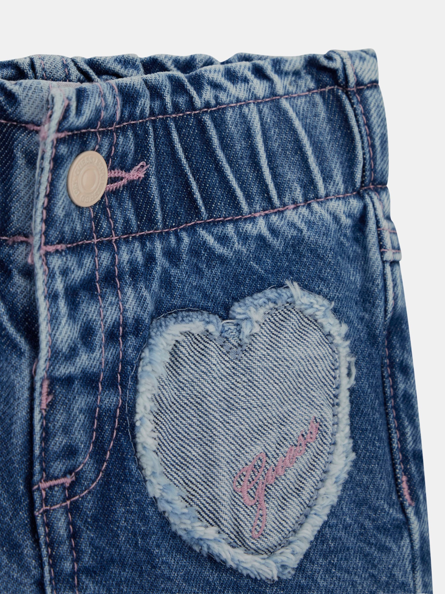 Heart patches jeans