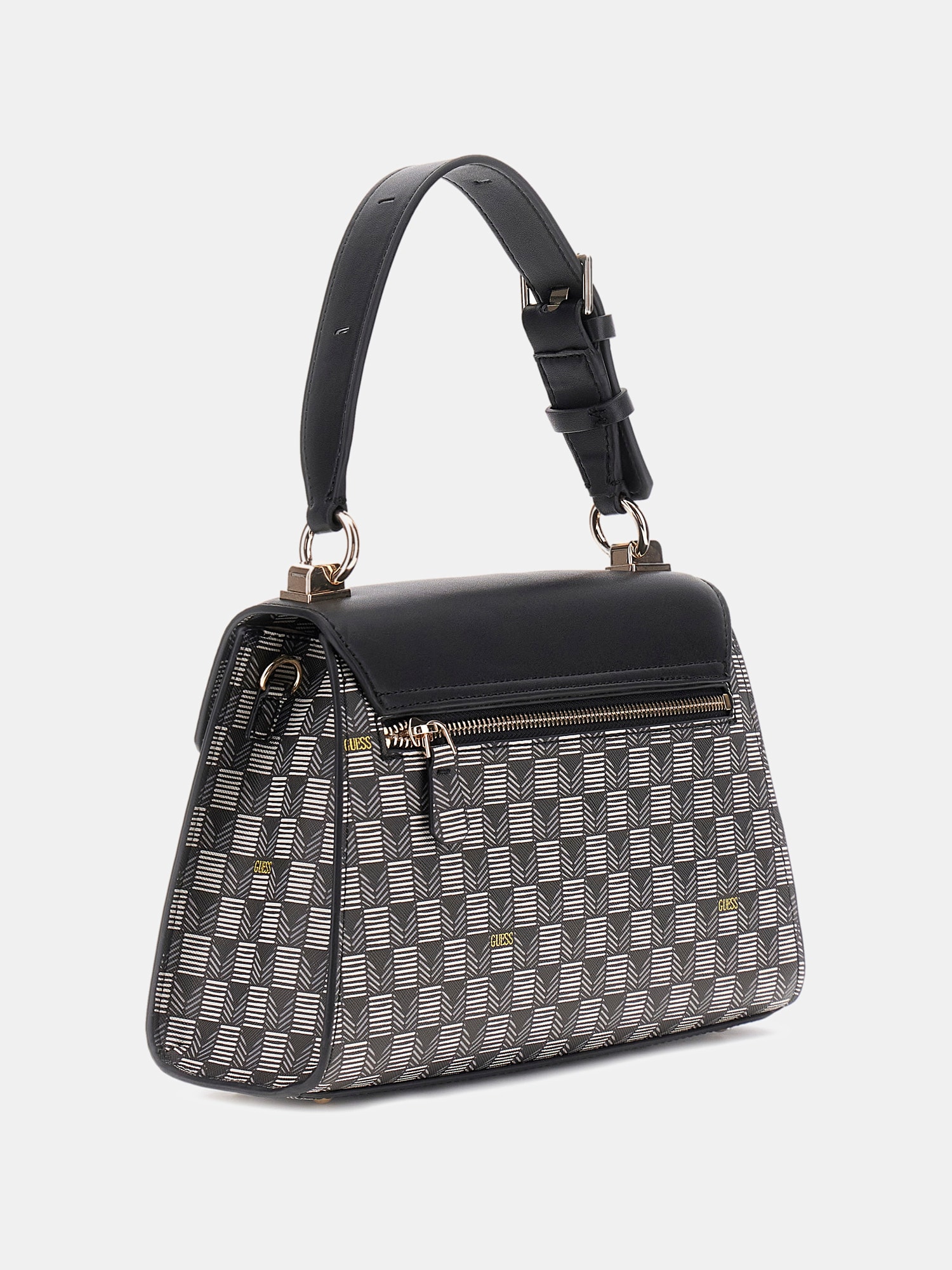G Wave geometric-print handbag