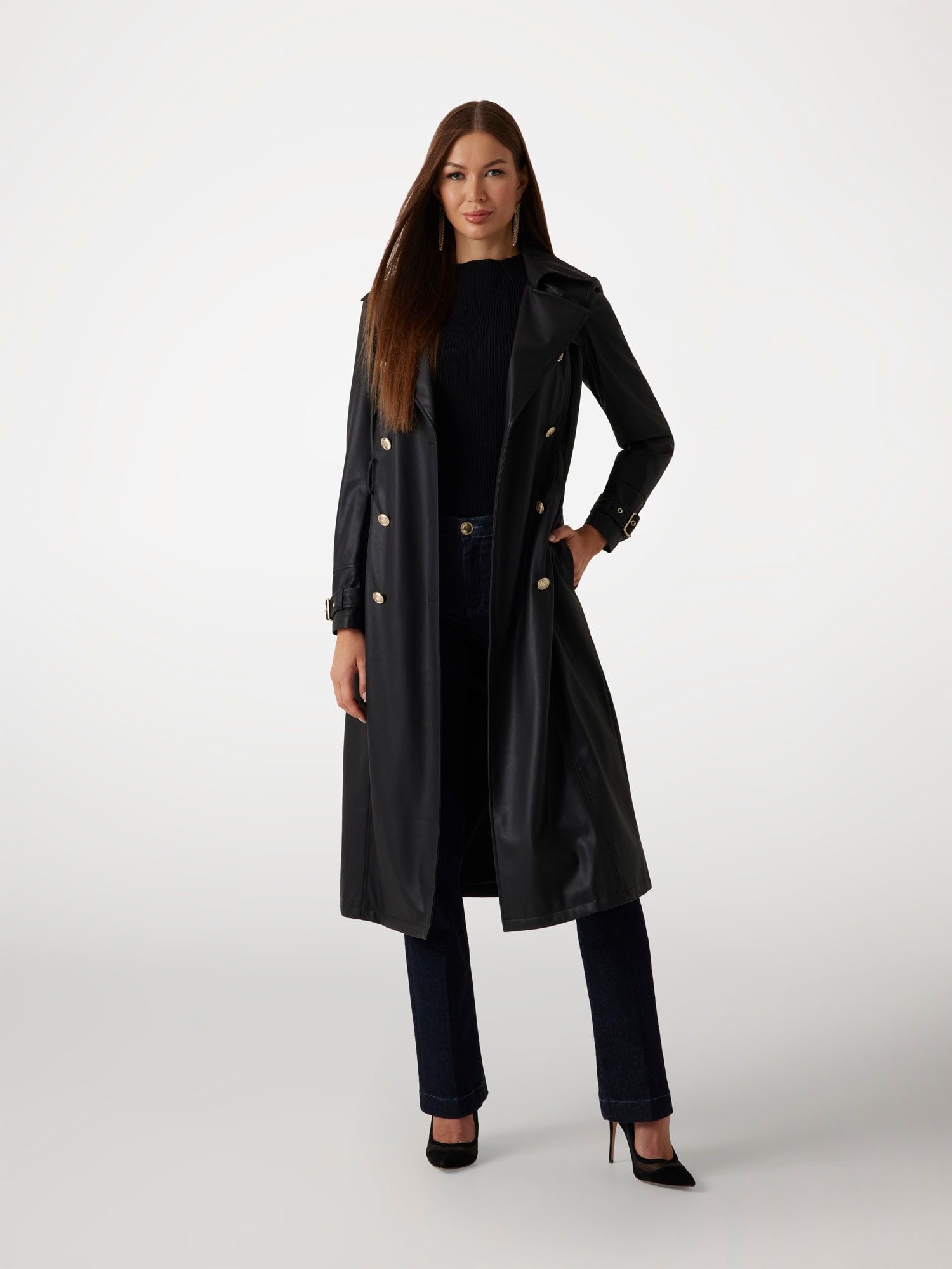 Marciano double-breasted trench coat