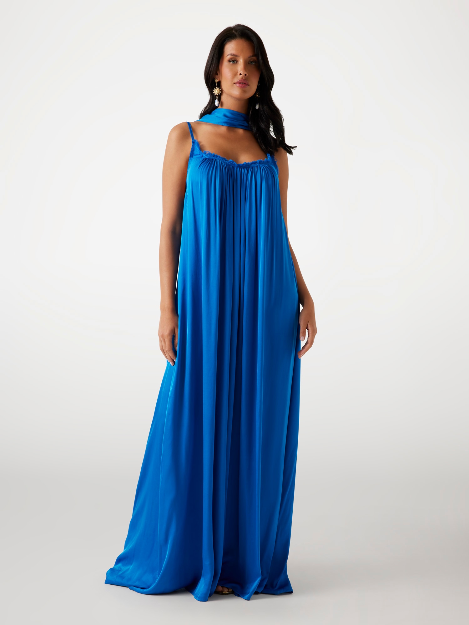 Viscose maxi dress