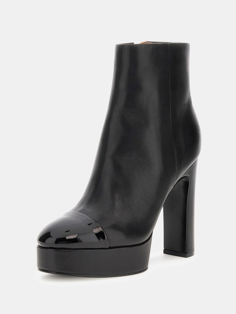 Pernita Leather-Blend Ankle Boot