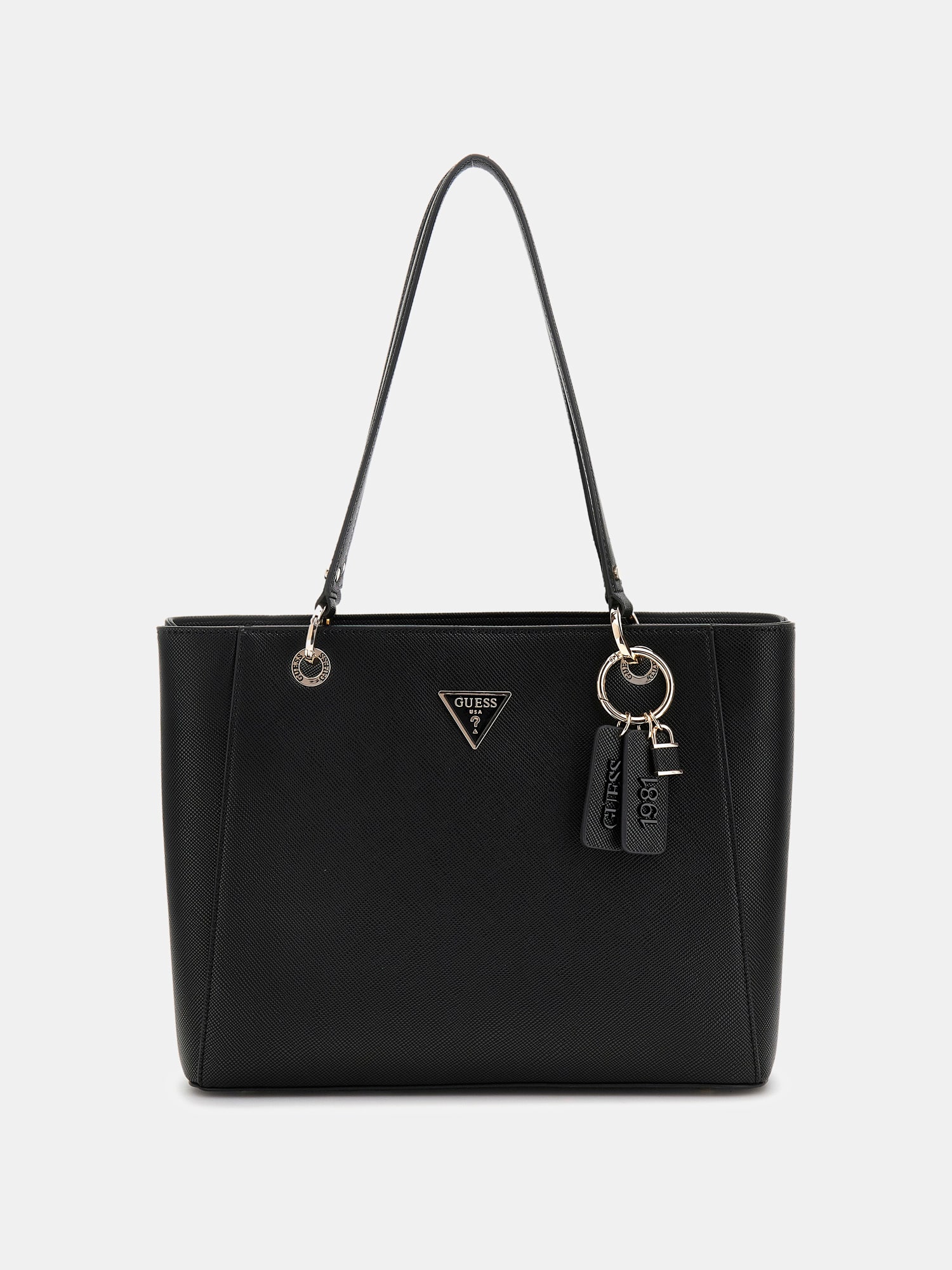 Noelle Saffiano leather shopper