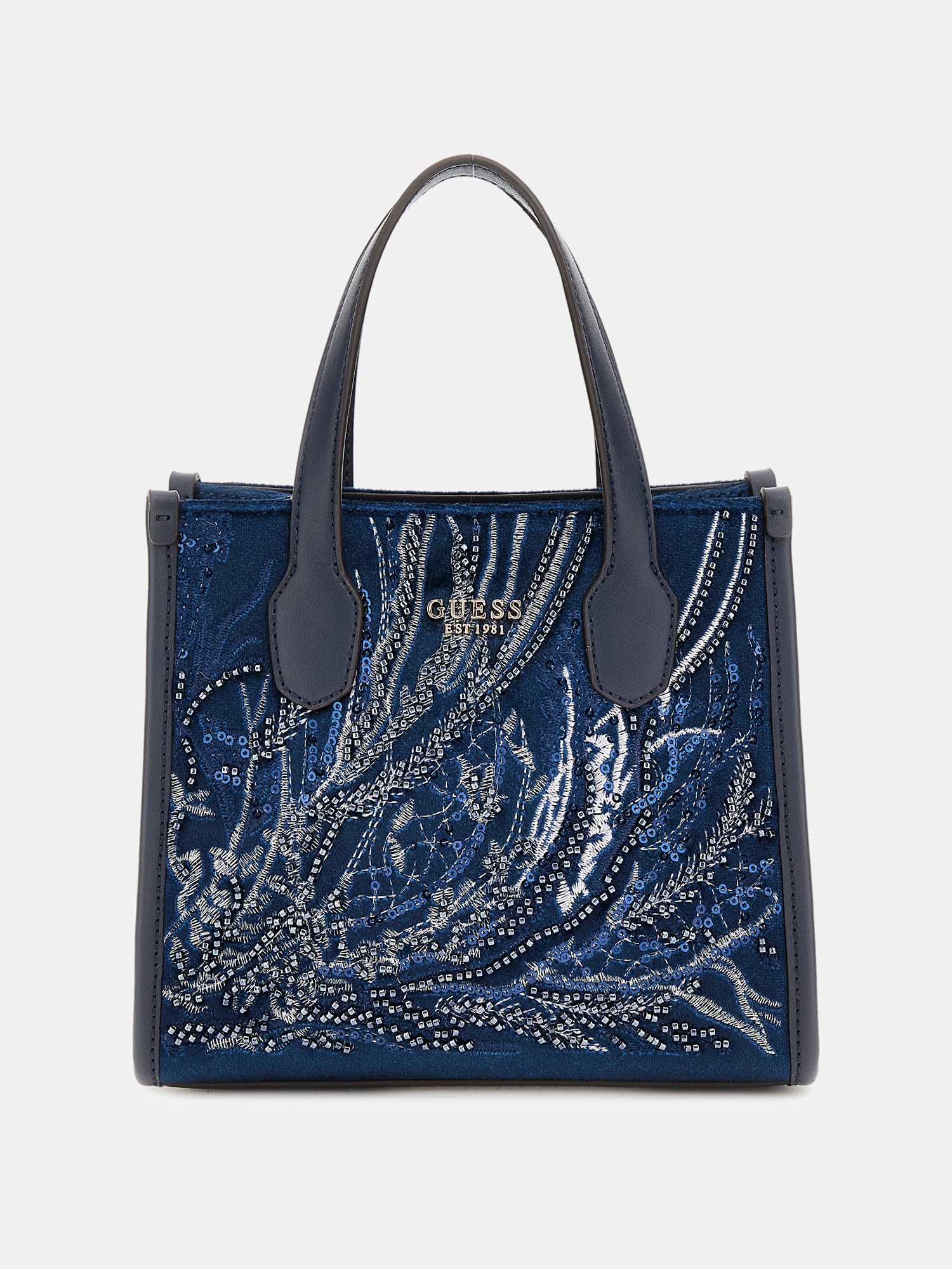 Silvana velvet mini handbag