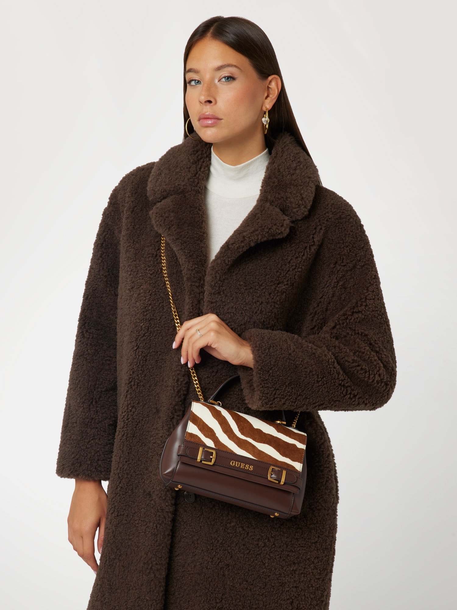 Sestri ponyskin crossbody