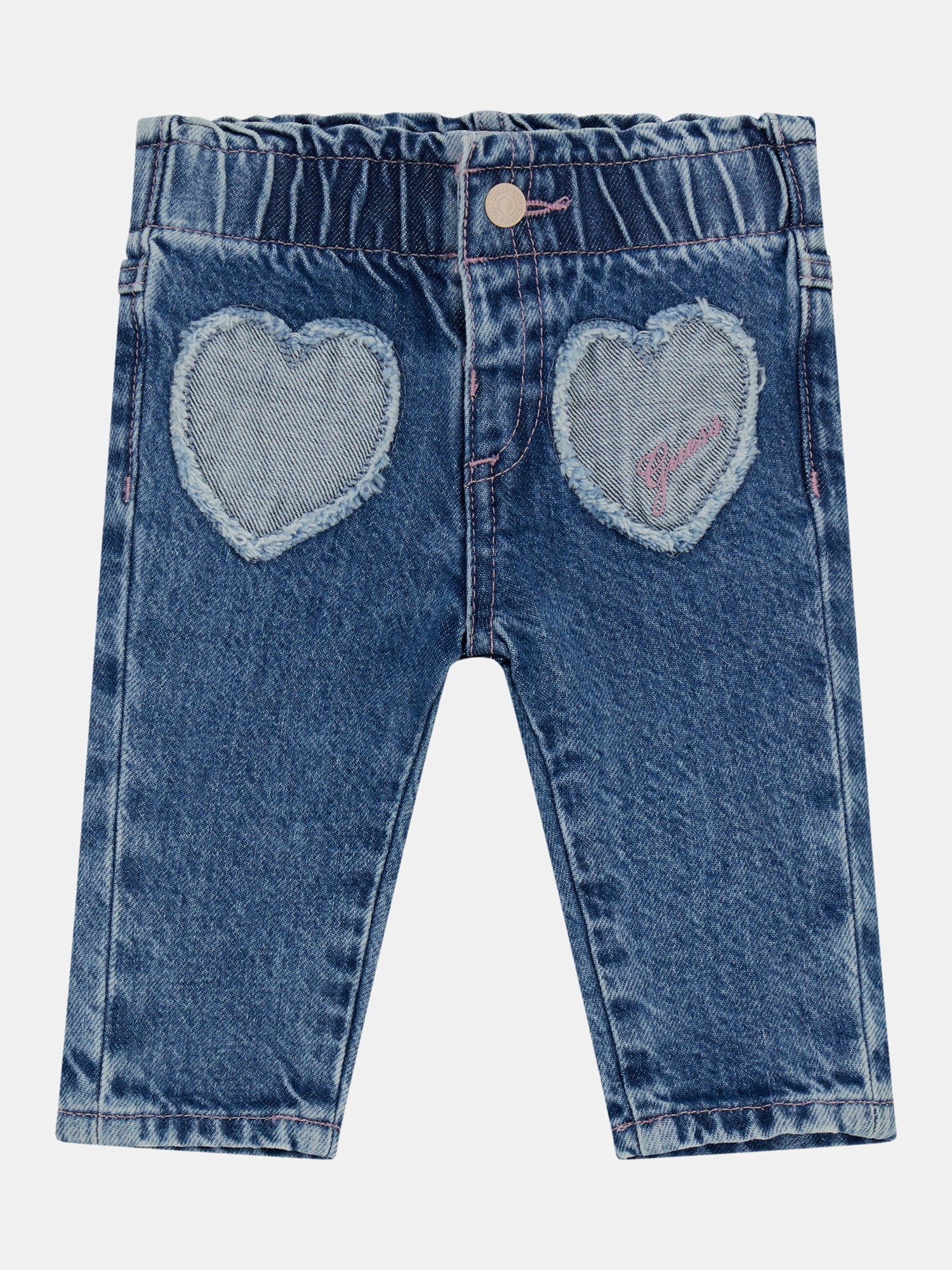 Heart patches jeans