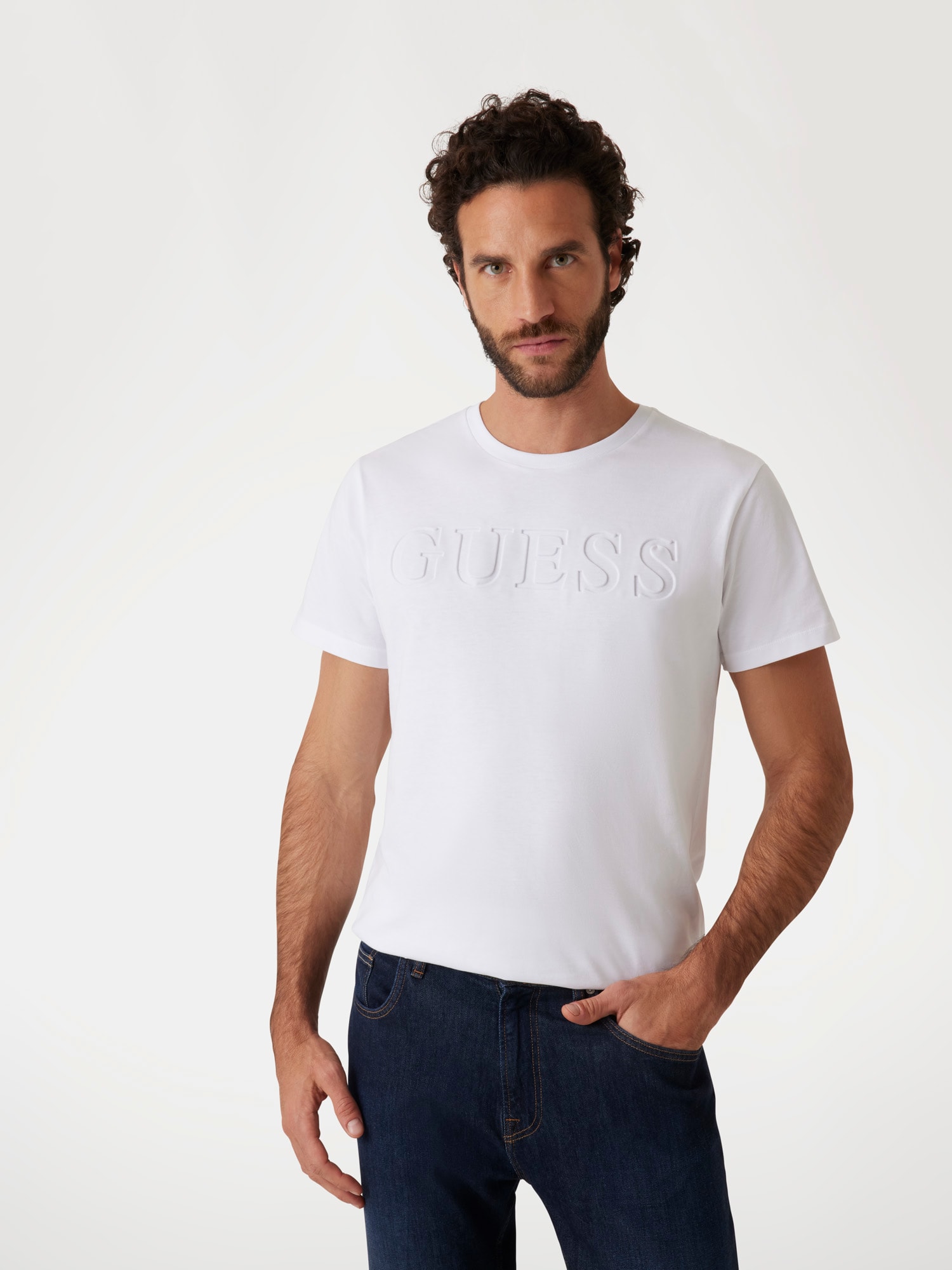 Debossed logo T-shirt