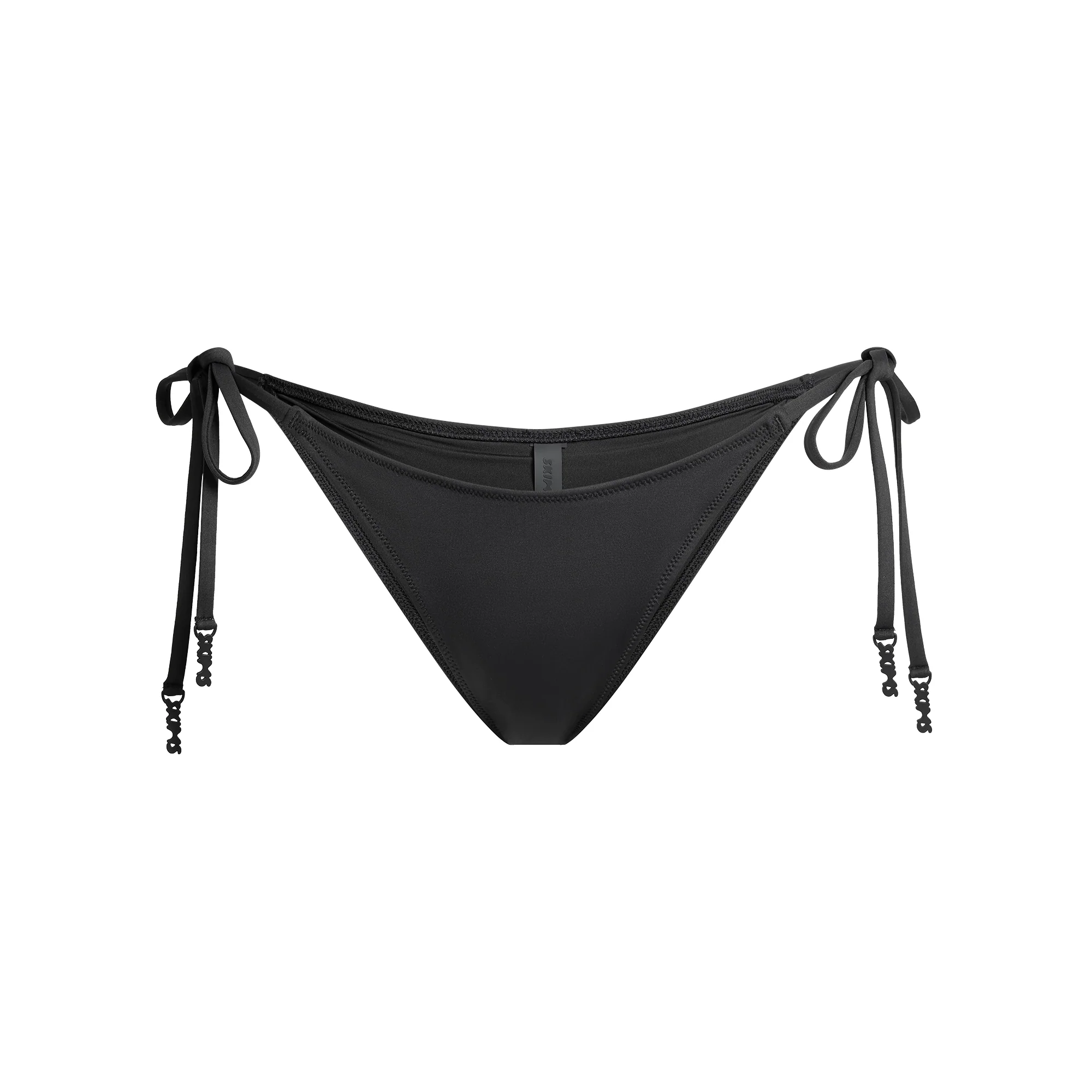SIGNATURE SWIM DIPPED TIE BIKINI BOTTOM | ONYX