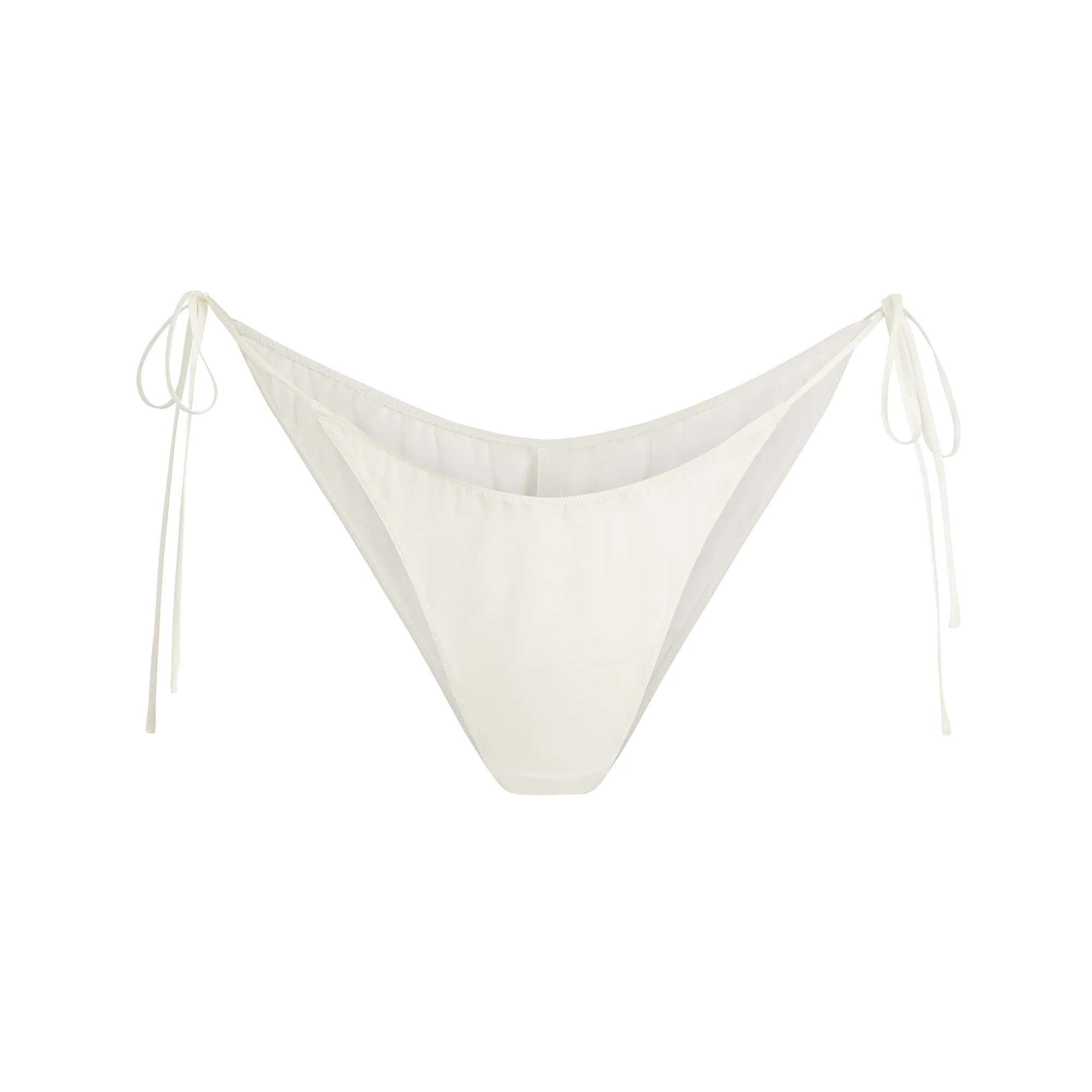 SKIMS ROMANCE TIE SIDE BIKINI | IVORY