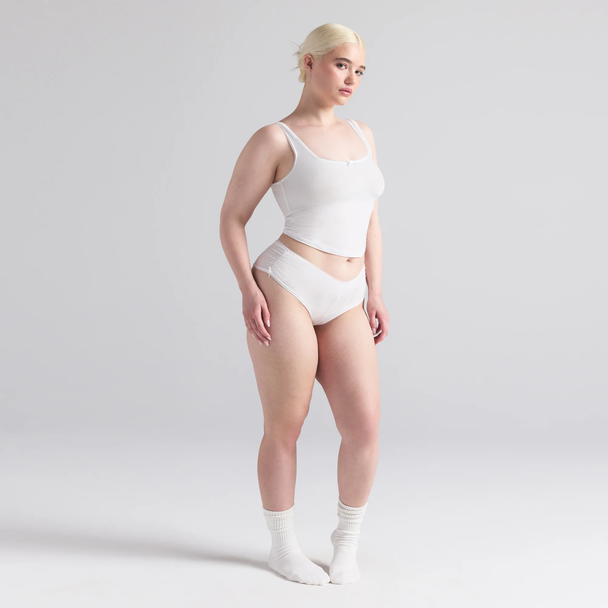 FITS EVERYBODY PICOT TANK AND HIPSTER SET | MARBLE