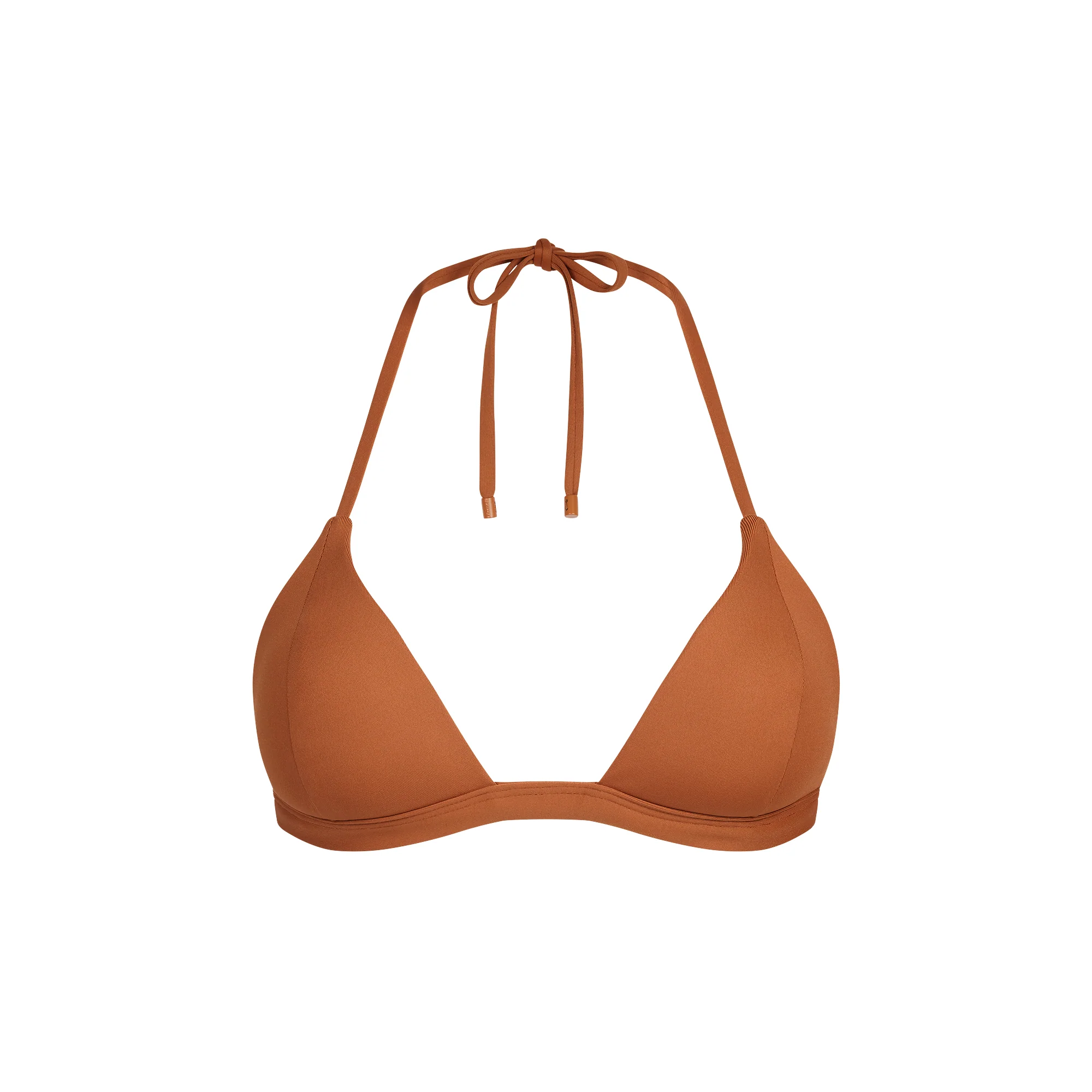 ICONIC SWIM PUSH-UP TRIANGLE BIKINI TOP | BRONZE