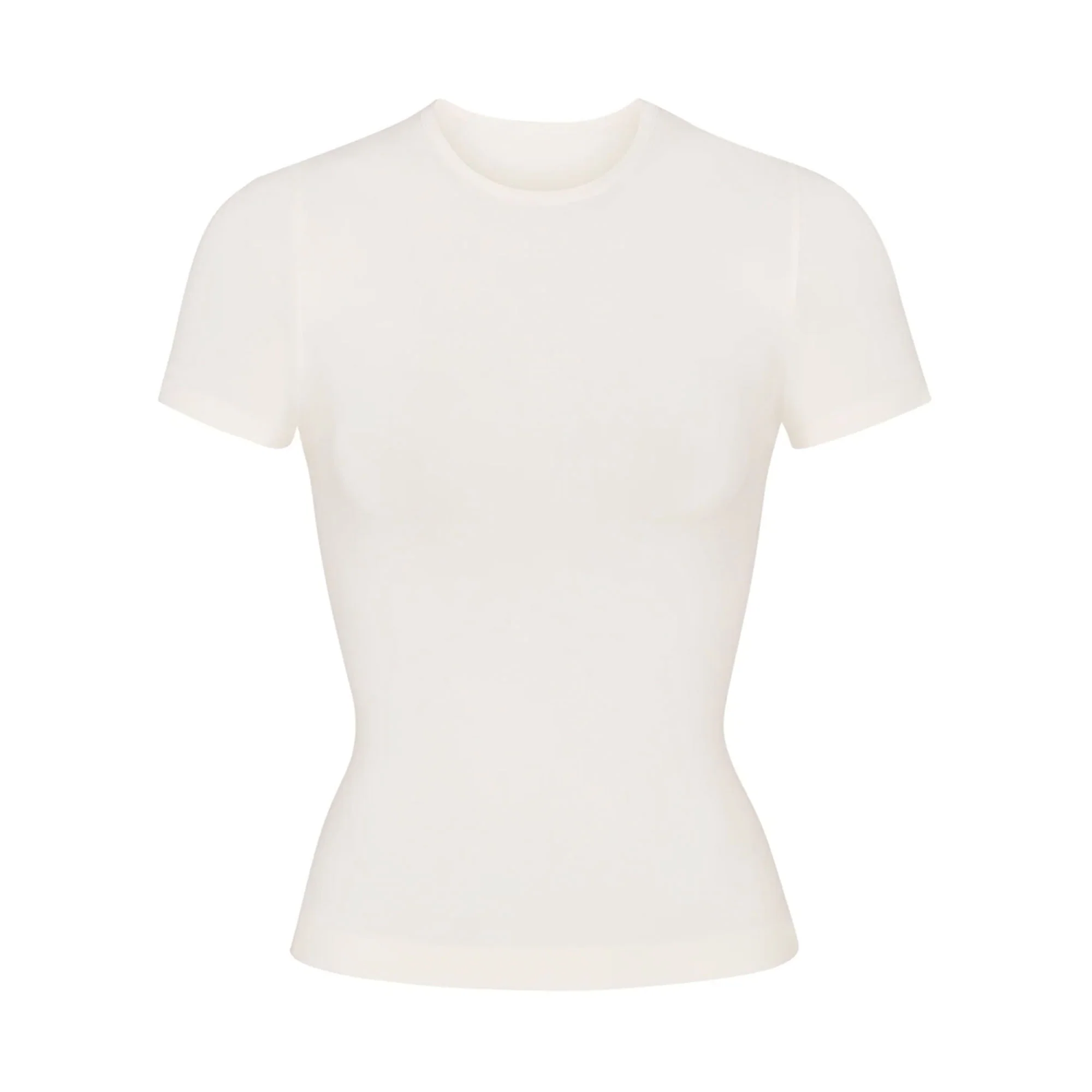 SOFT SMOOTHING SEAMLESS T-SHIRT | ONYX