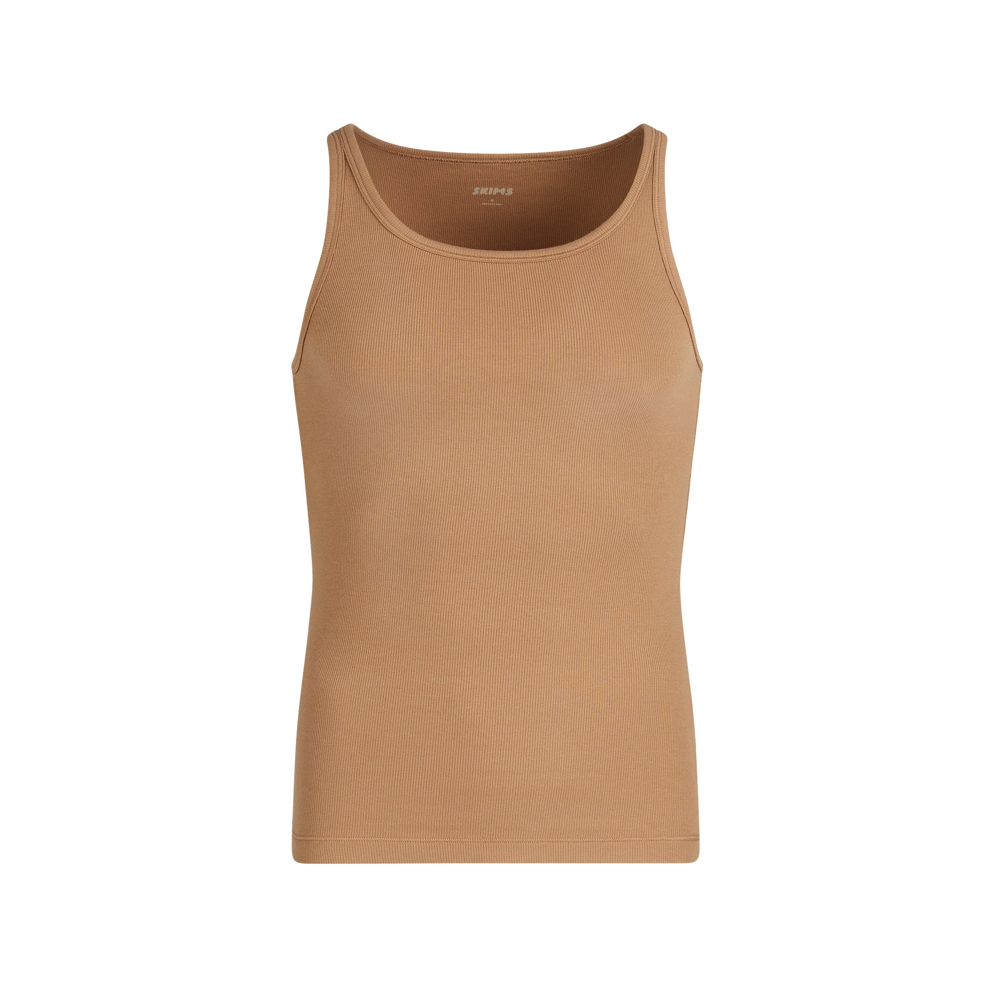 SKIMS COTTON MENS RIB TANK 3-PACK | ECRU RUSSET MULTI