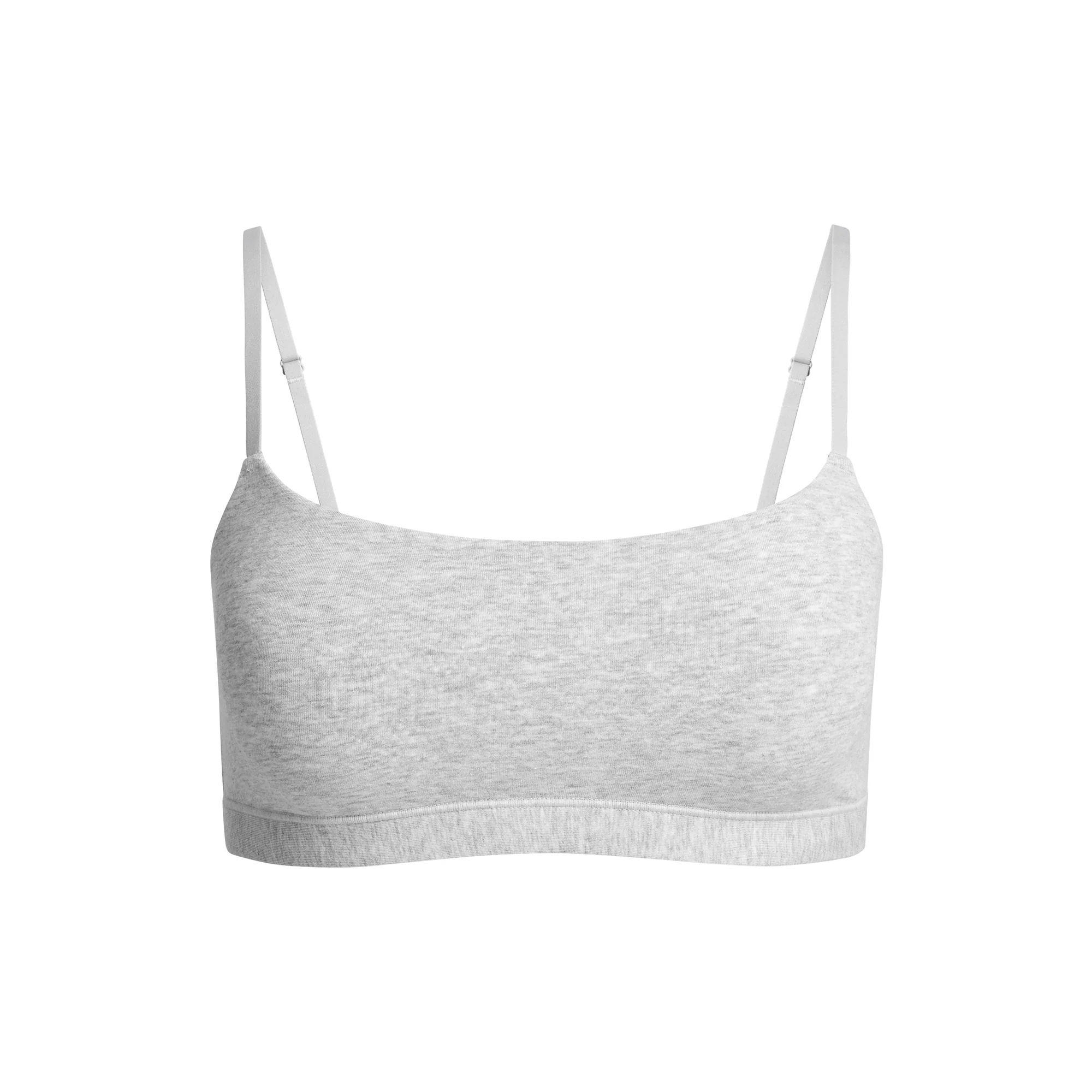 COTTON JERSEY SCOOP BRALETTE | SOOT