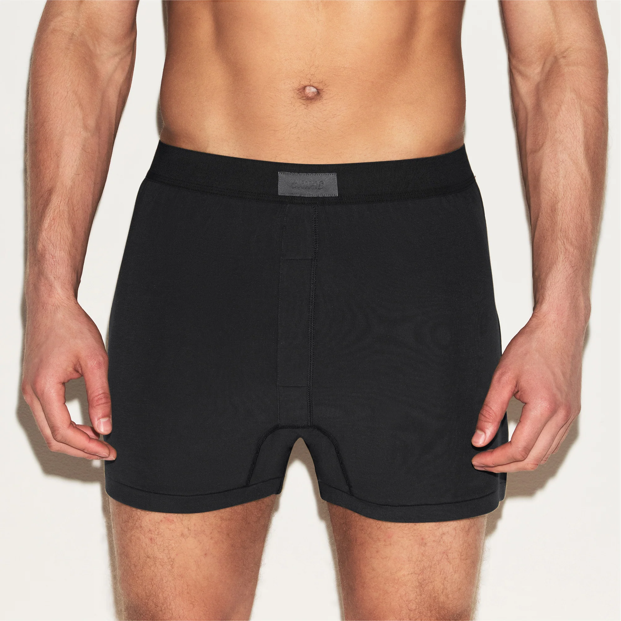 SKIMS COTTON MENS KNIT BOXER 3-PACK | HEATHER MULTI