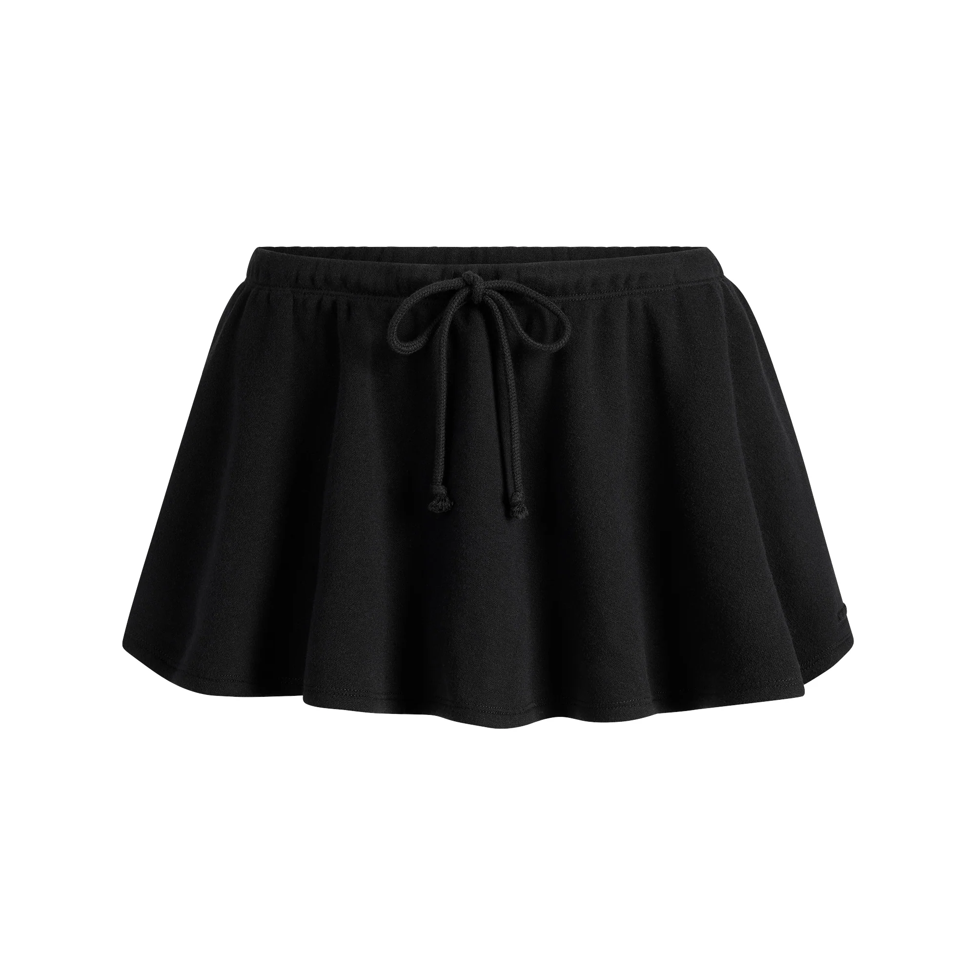 COTTON FLEECE MICRO SKIRT | RUBY