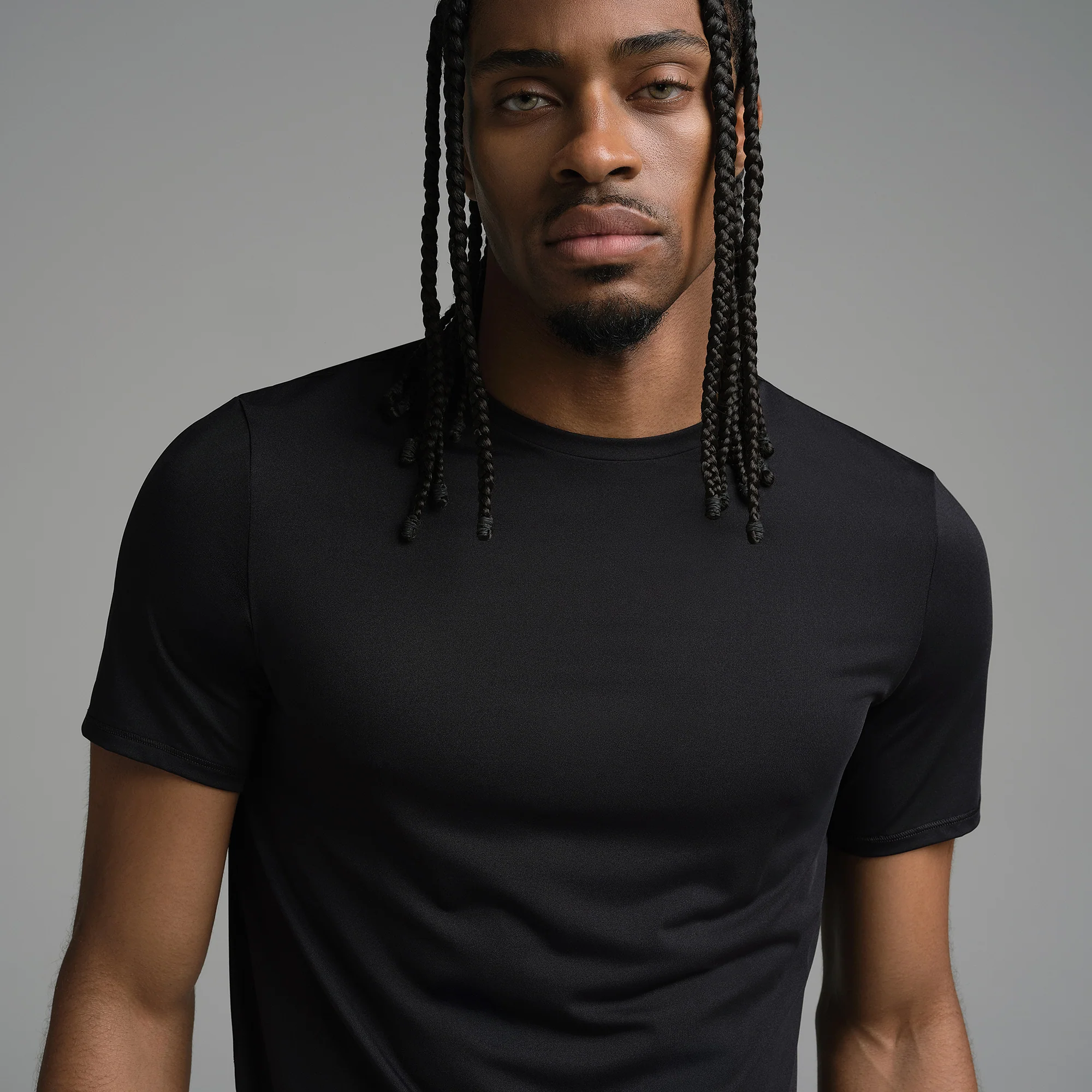 SKIMS FLEX MENS T-SHIRT | GUNMETAL