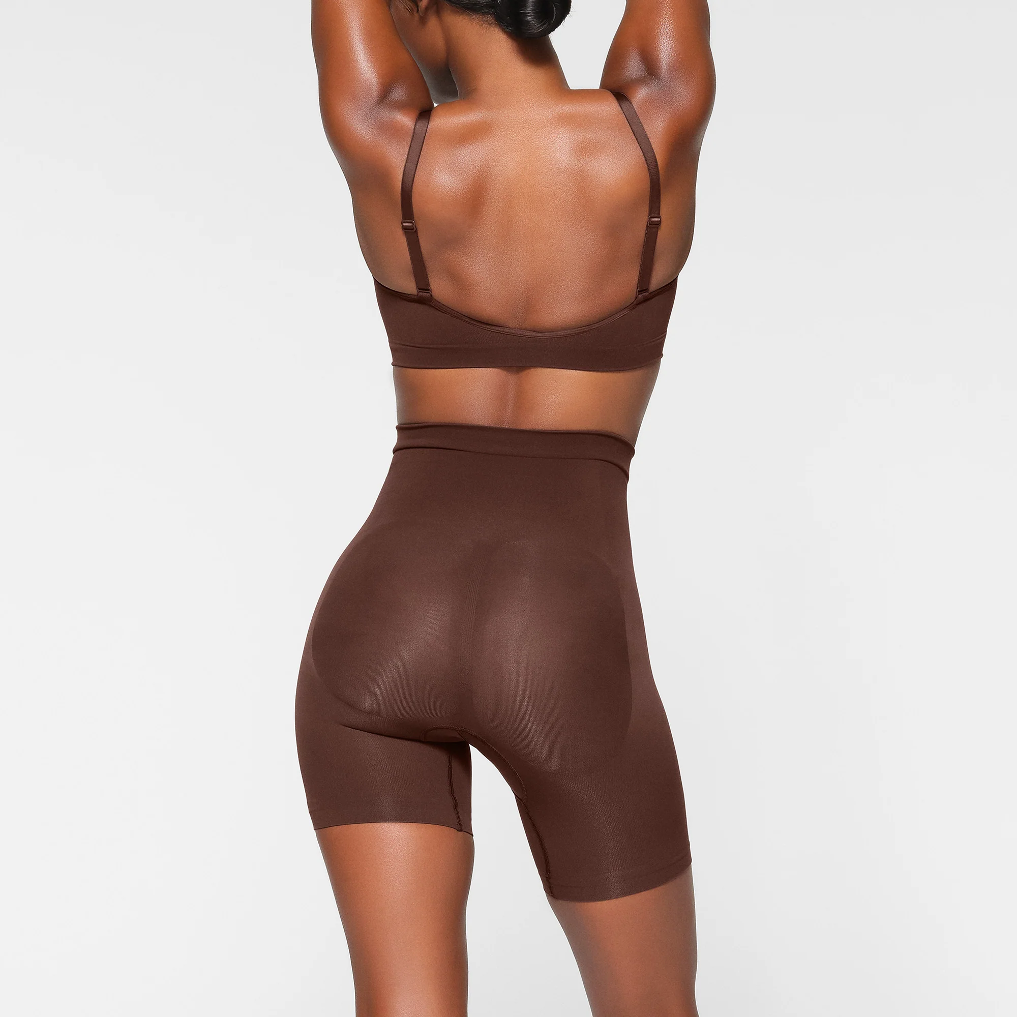 SEAMLESS SCULPT MID THIGH SHORT | ONYX