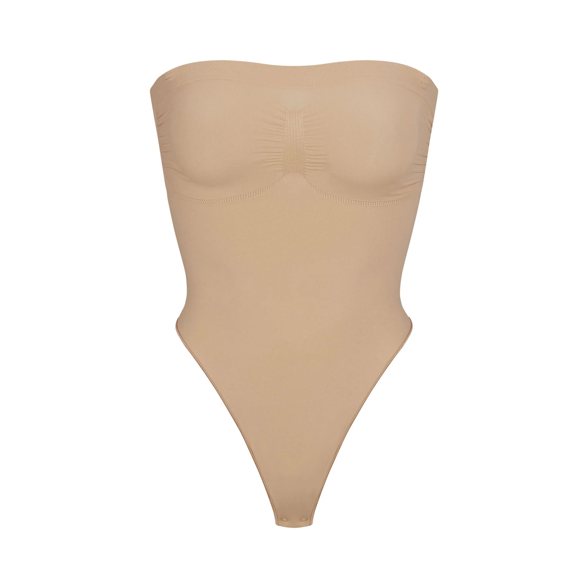 SEAMLESS SCULPT STRAPLESS THONG BODYSUIT | SIENNA