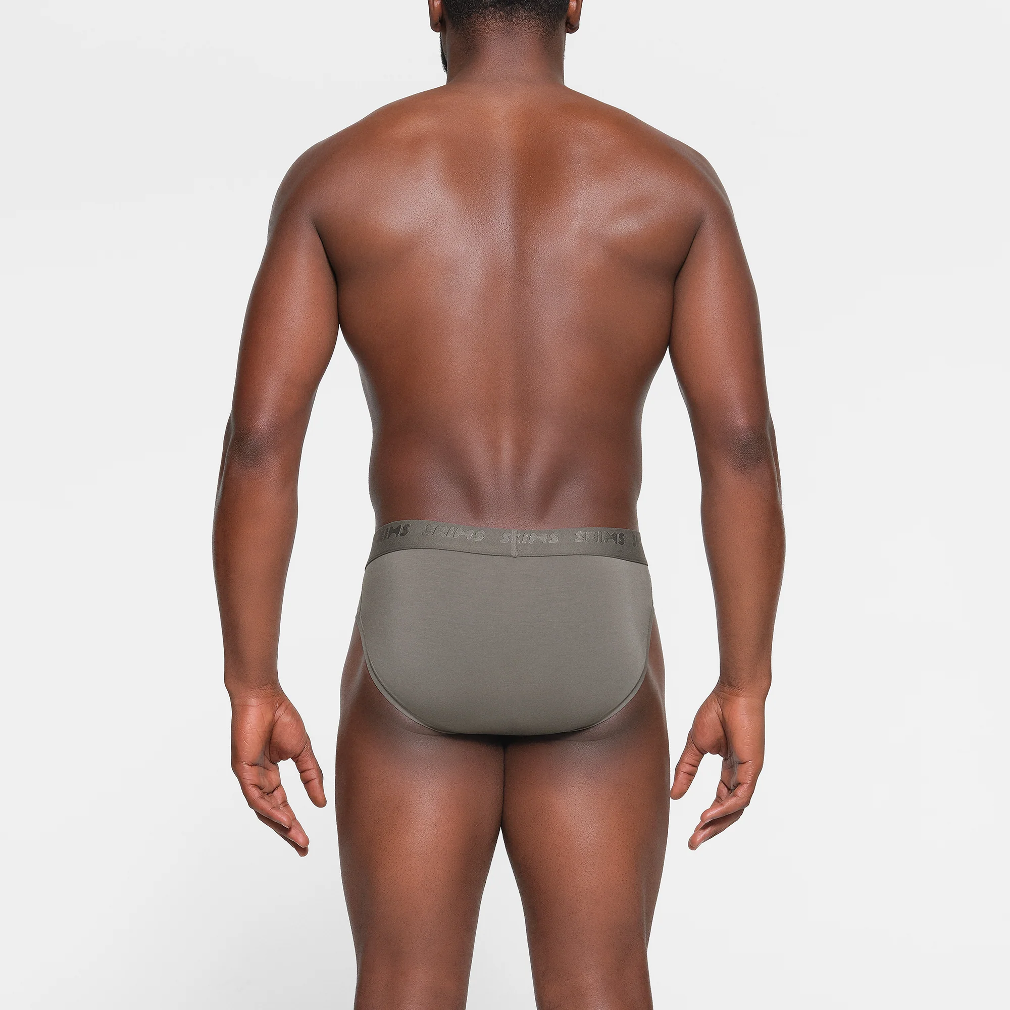 SKIMS STRETCH MENS BRIEF | OBSIDIAN