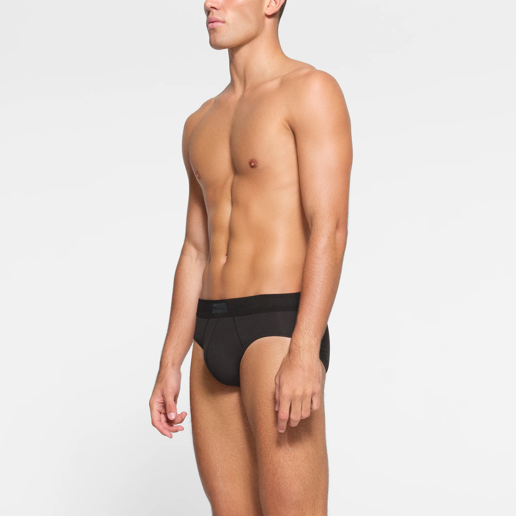 SKIMS COTTON MENS BRIEF | RUSSET
