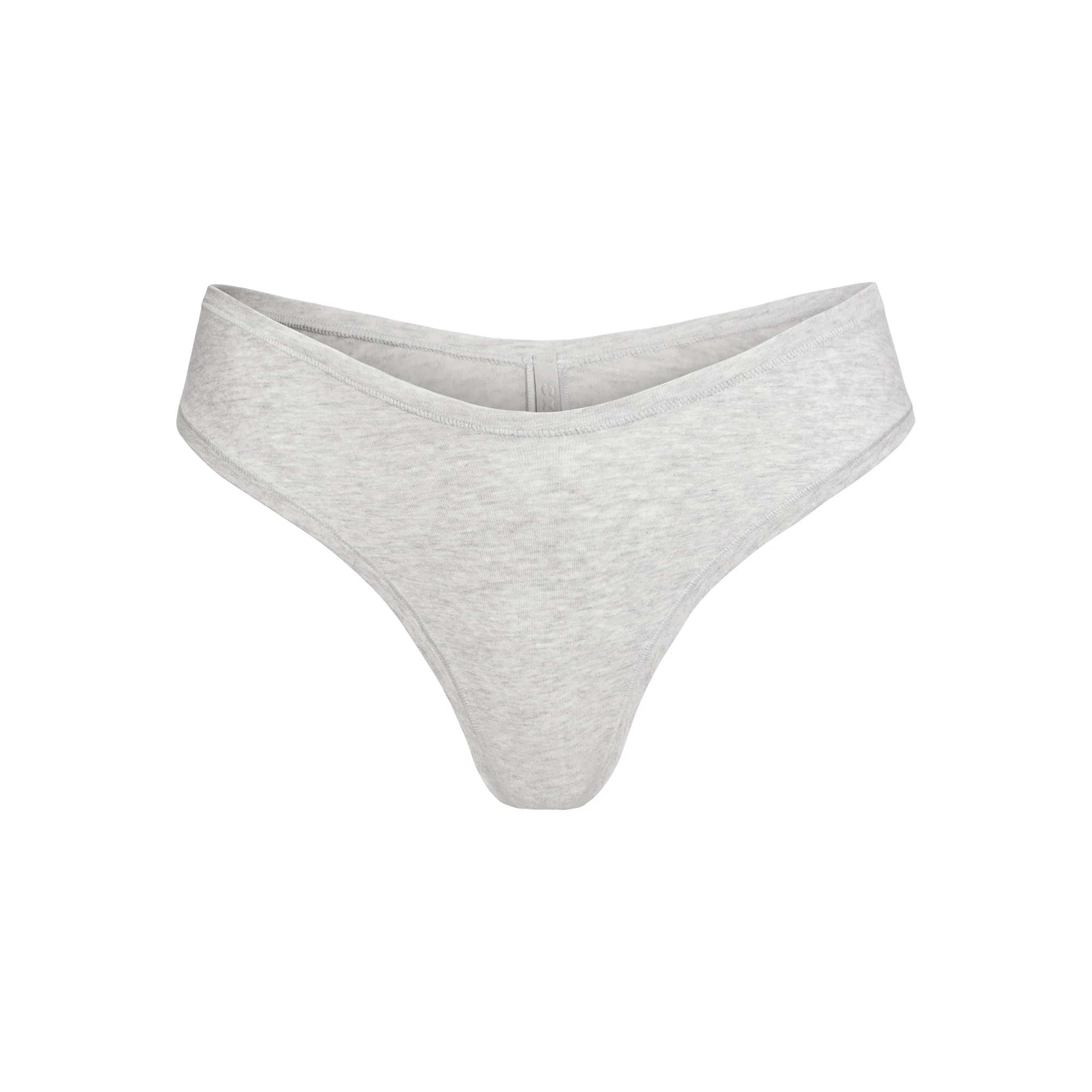 COTTON JERSEY DIPPED THONG | SOOT