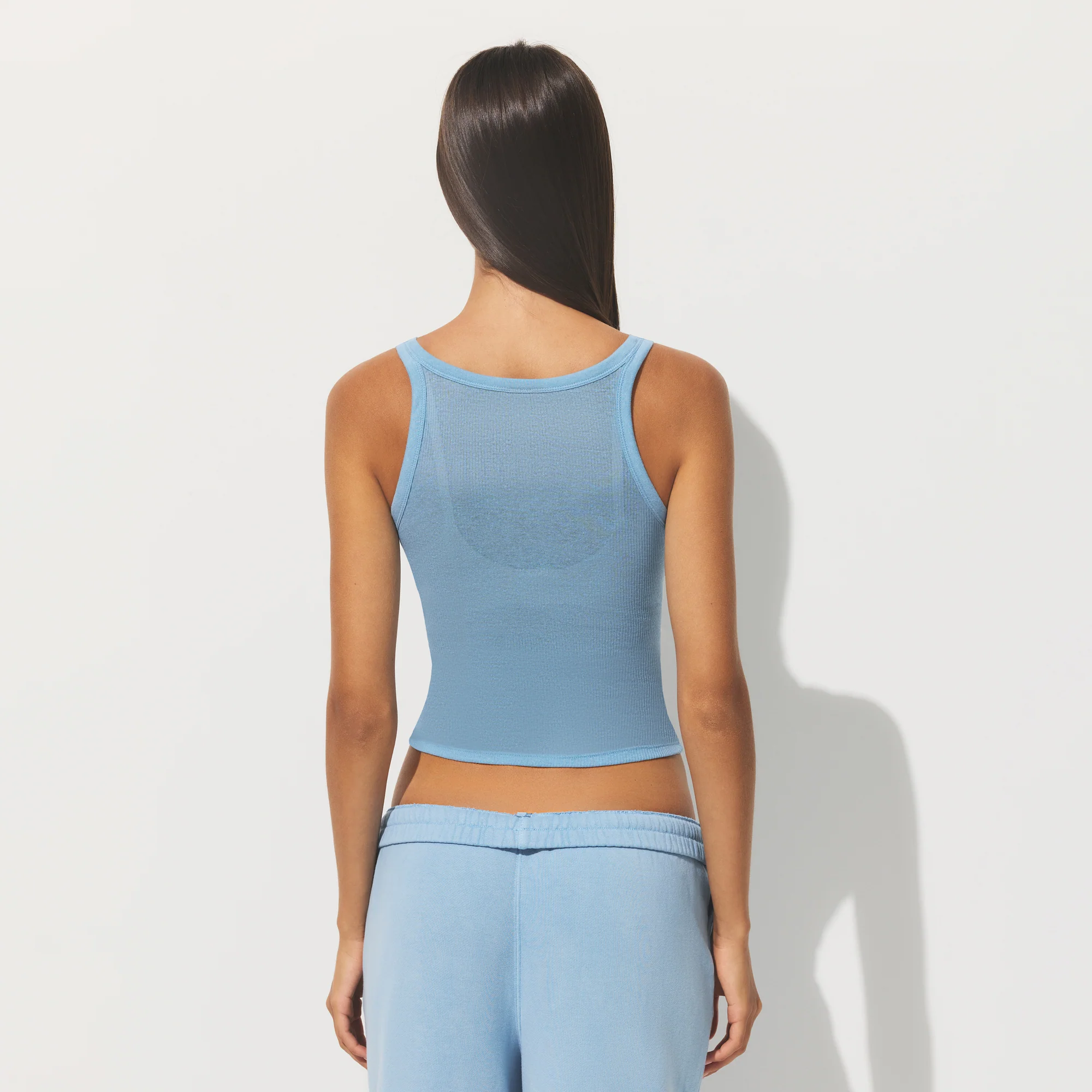 SHEER RIB TANK | BLUE BELL