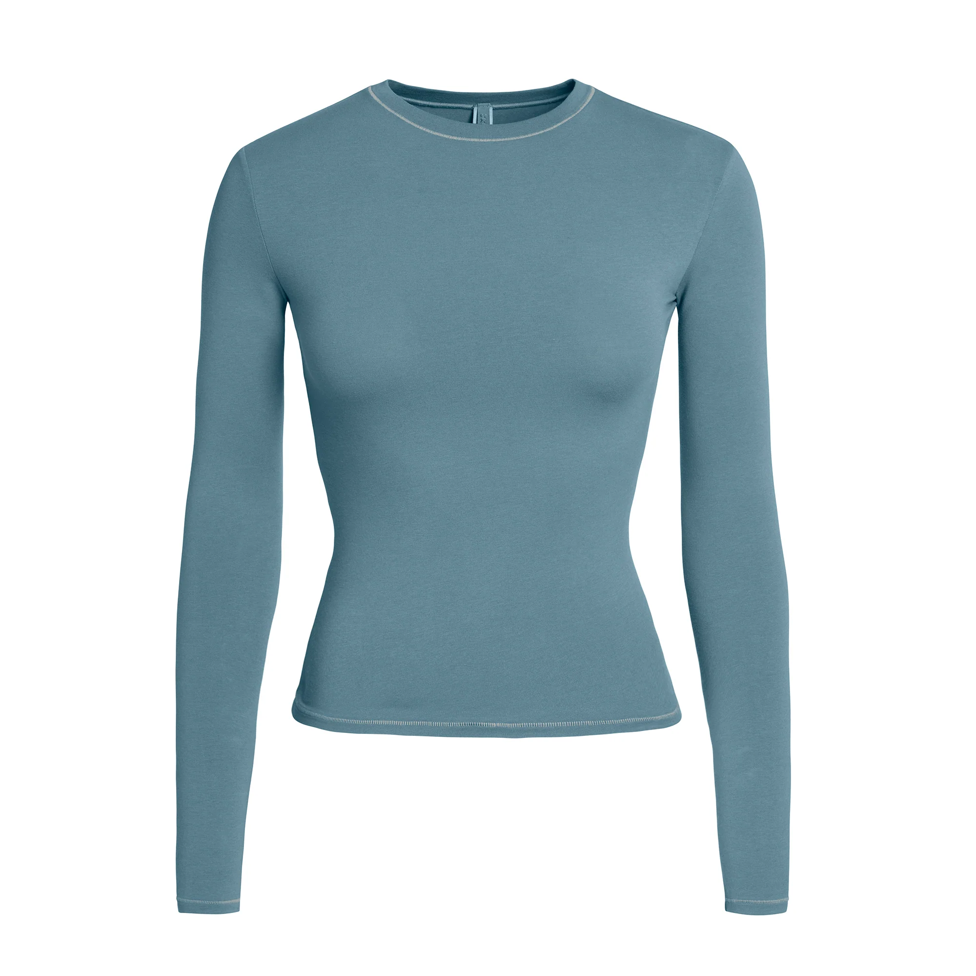 COTTON JERSEY LONG SLEEVE T-SHIRT | SOOT