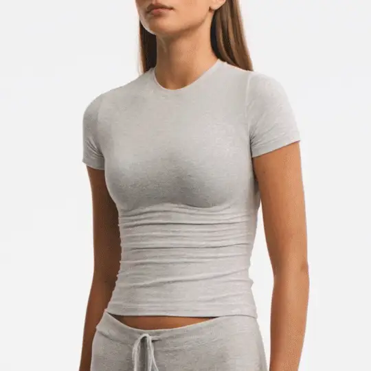 COTTON JERSEY T-SHIRT | MINERAL