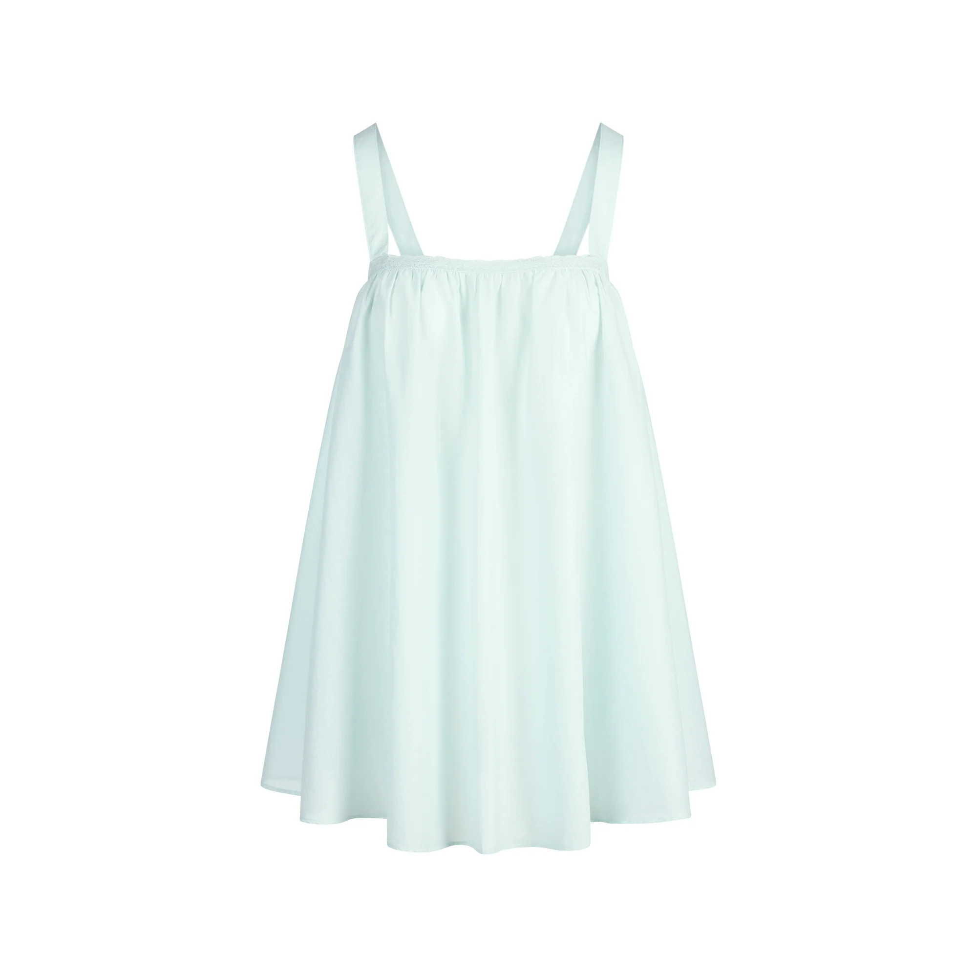 COTTON VOILE MINI DRESS | FROST