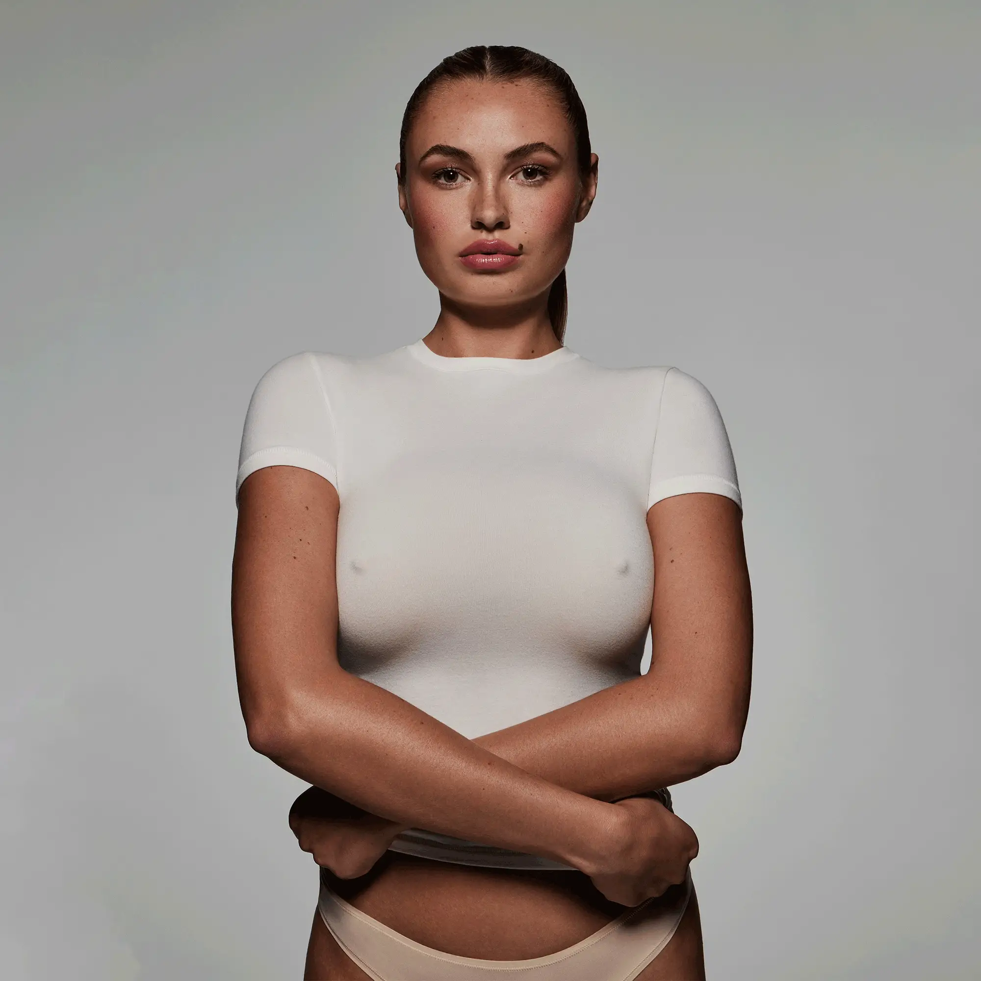 SKIMS ULTIMATE NIPPLE PUSH-UP BRA | CLAY