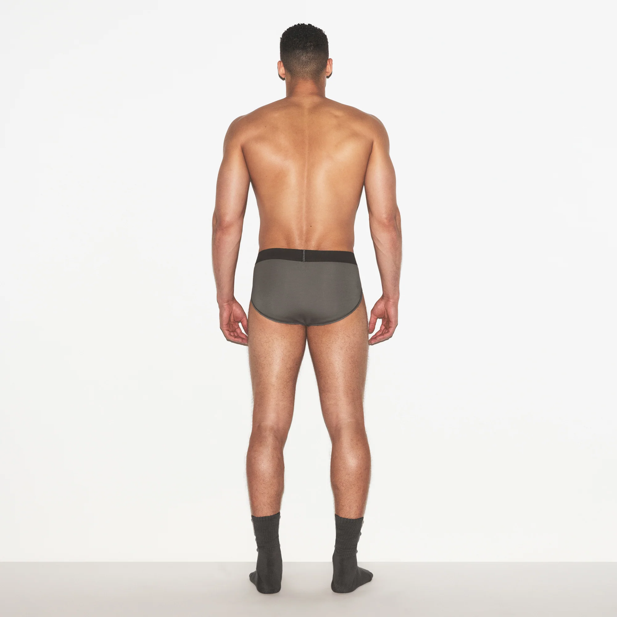 SKIMS COTTON MENS BRIEF 3-PACK | HEATHER MULTI