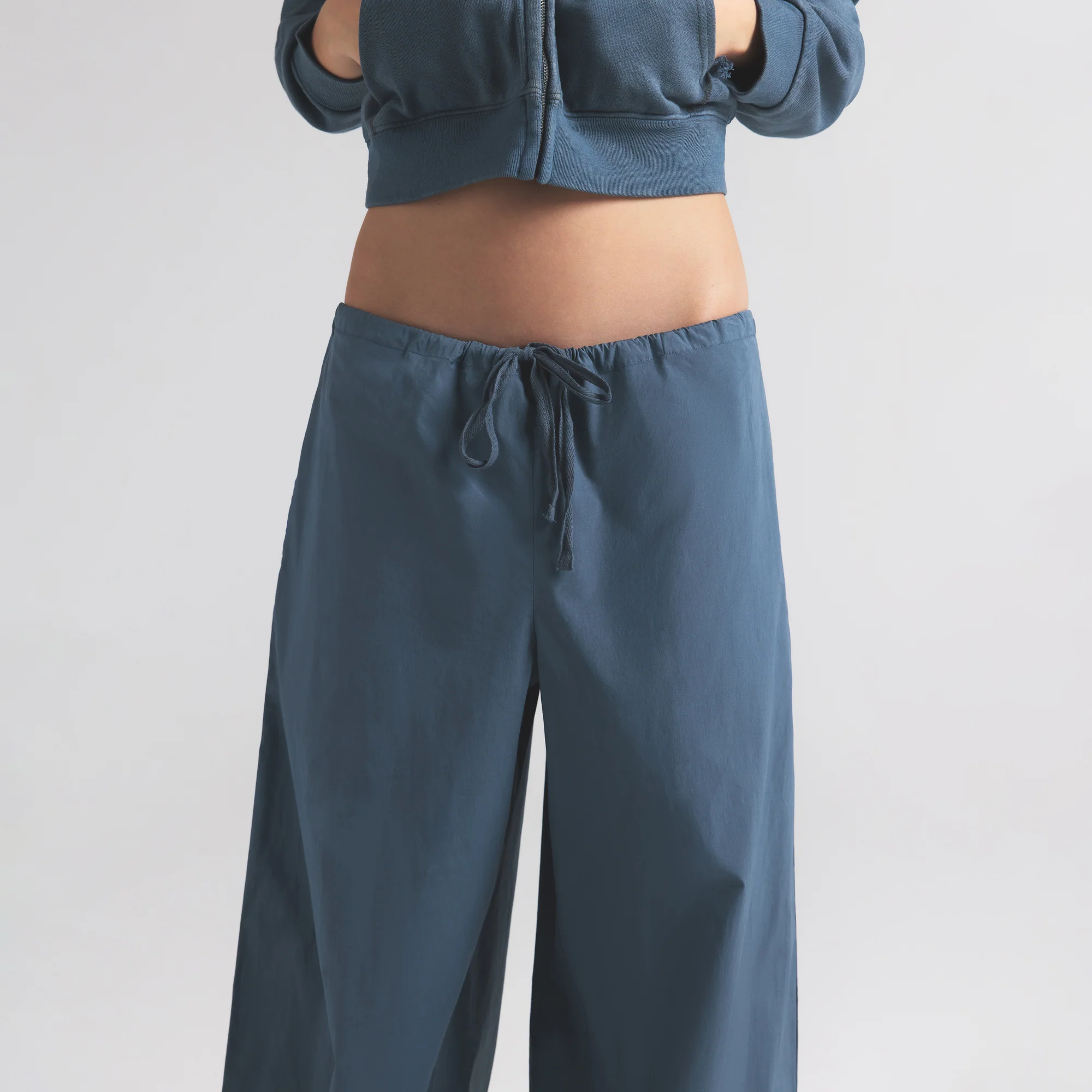 COTTON POPLIN STRAIGHT LEG PANT | HARBOR