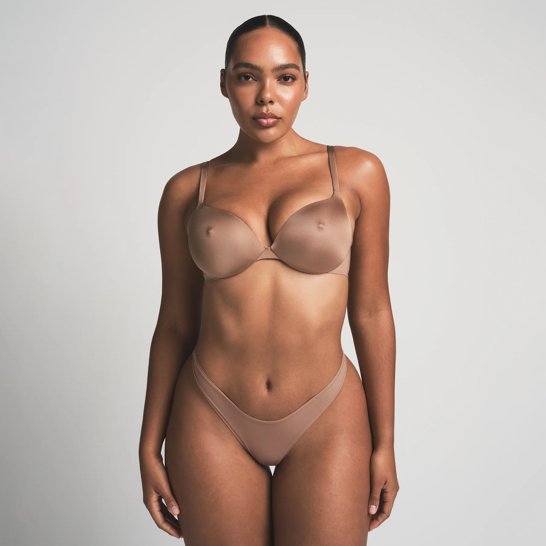 SKIMS ULTIMATE NIPPLE PUSH-UP BRA | CLAY