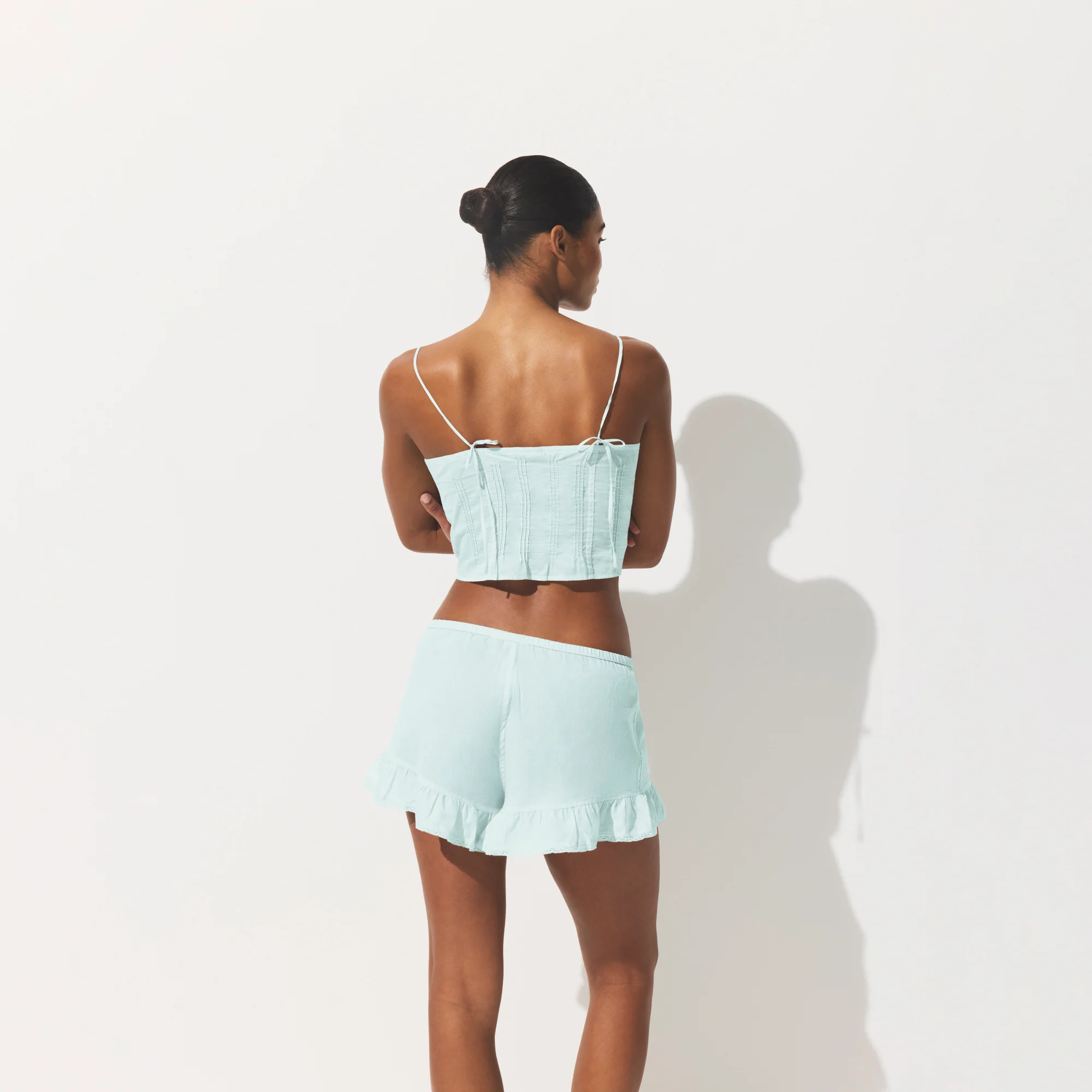 COTTON VOILE SHORT | FROST