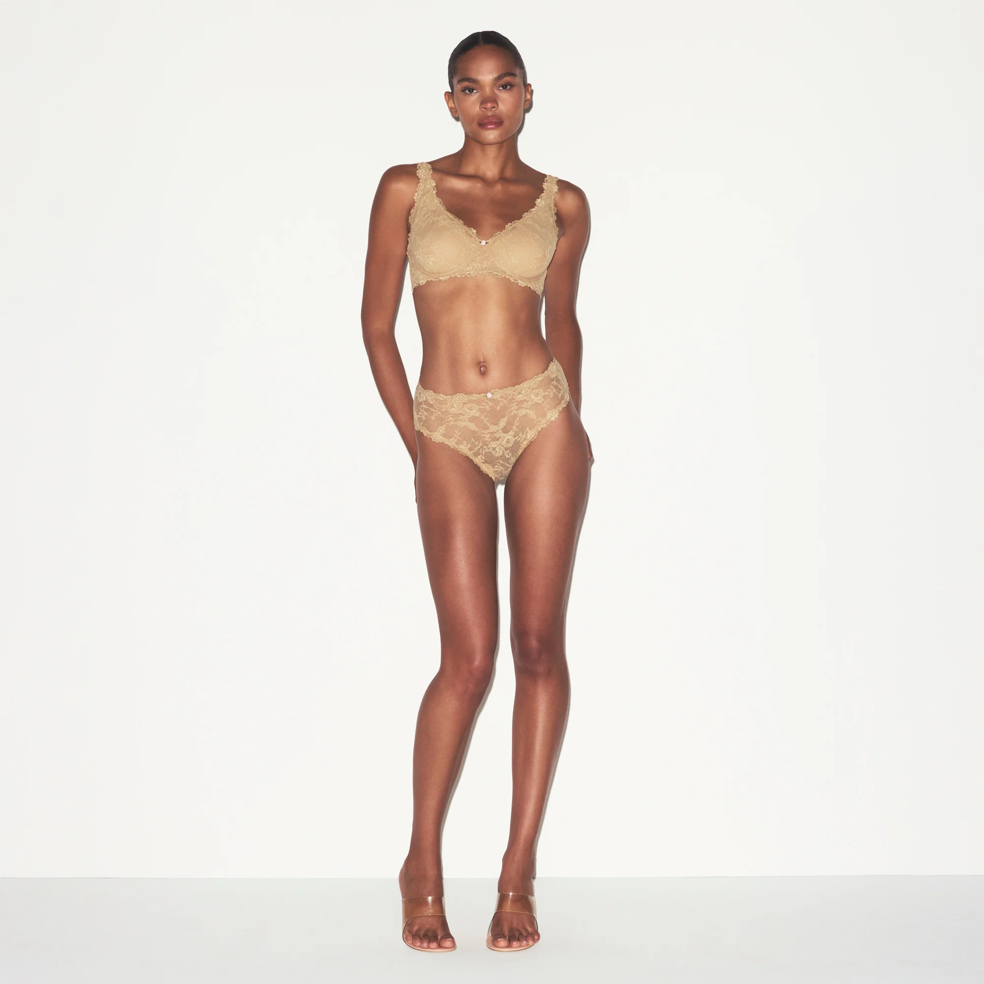 STRETCH LACE BRIEF | MORGANITE