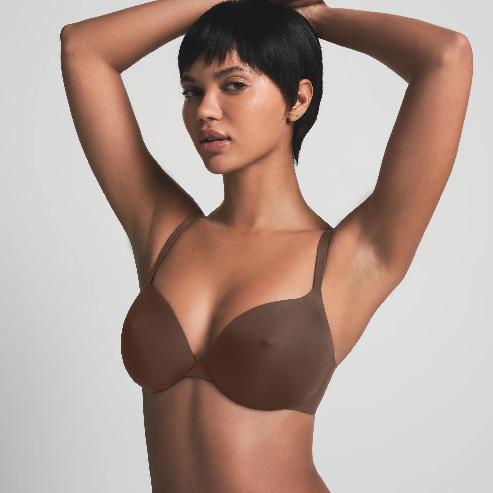 SKIMS ULTIMATE NIPPLE PUSH-UP BRA | CLAY