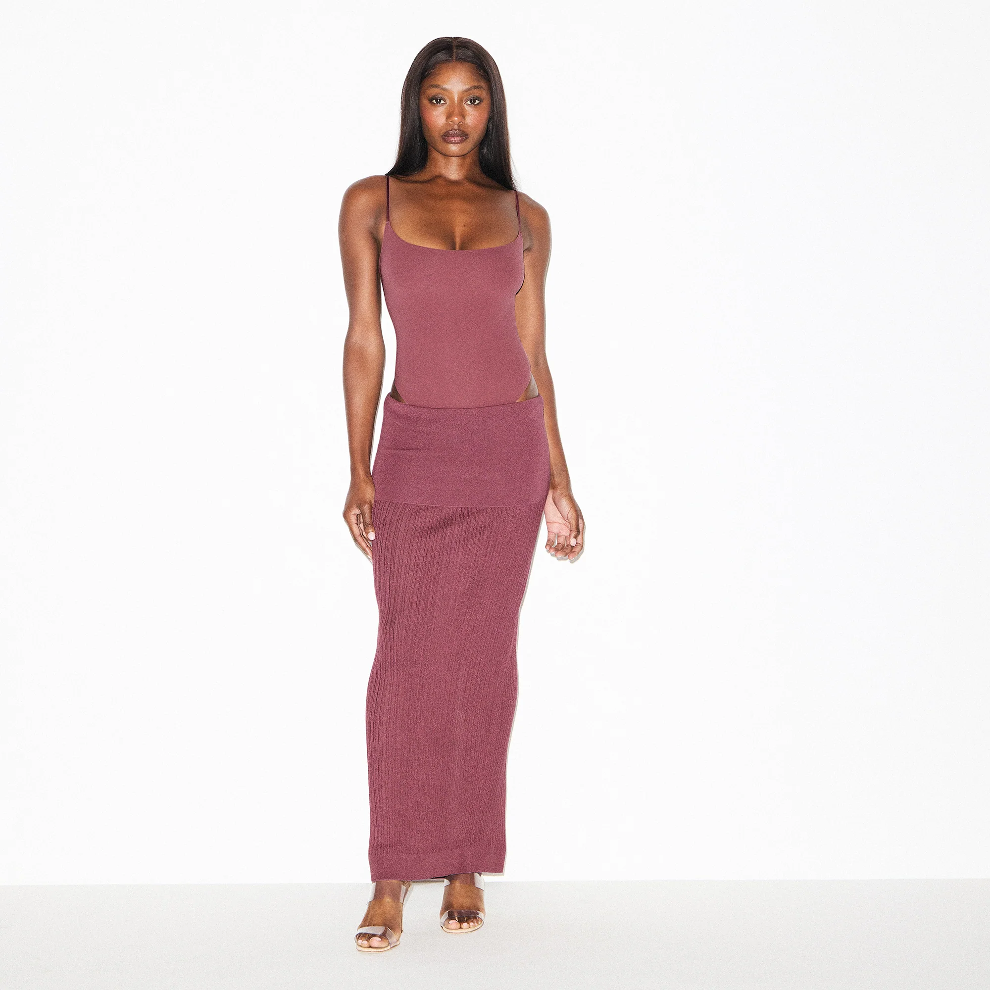FITS EVERYBODY CAMI BODYSUIT | BEET