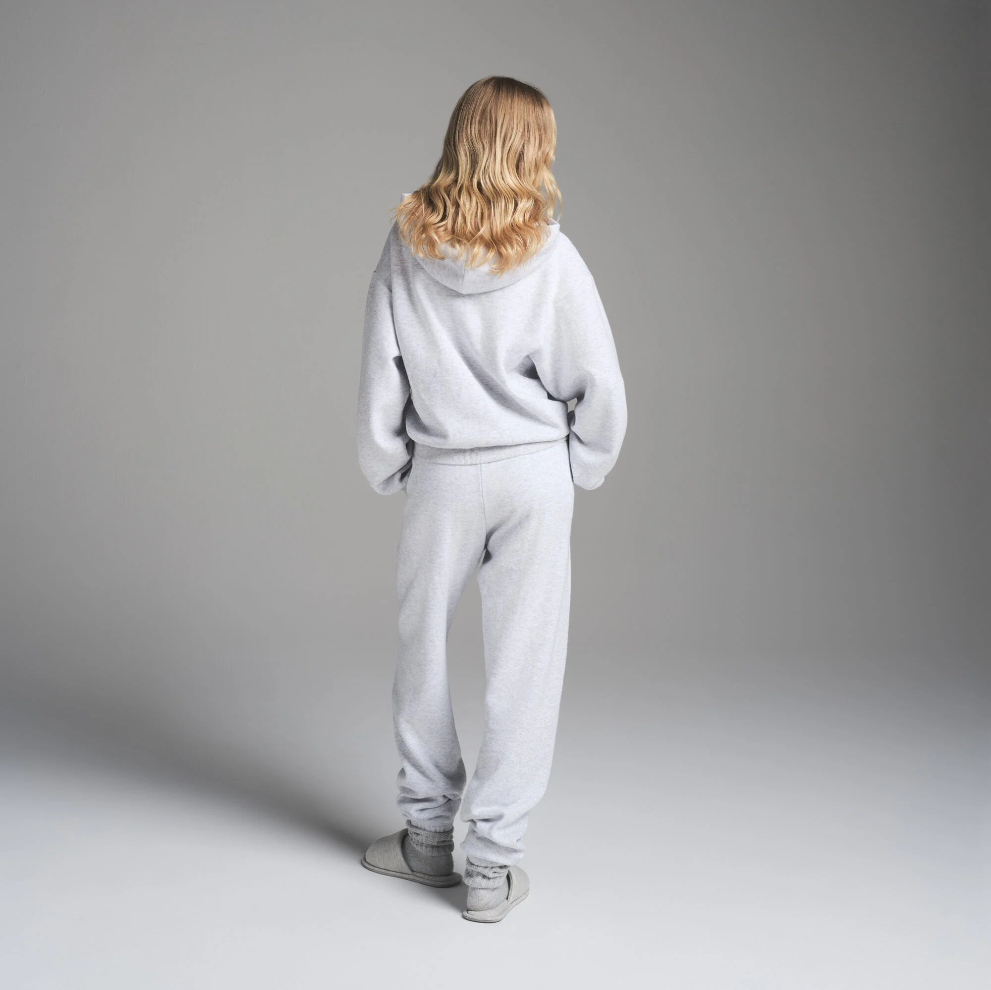 COTTON FLEECE CLASSIC JOGGER | LIGHT HEATHER GREY