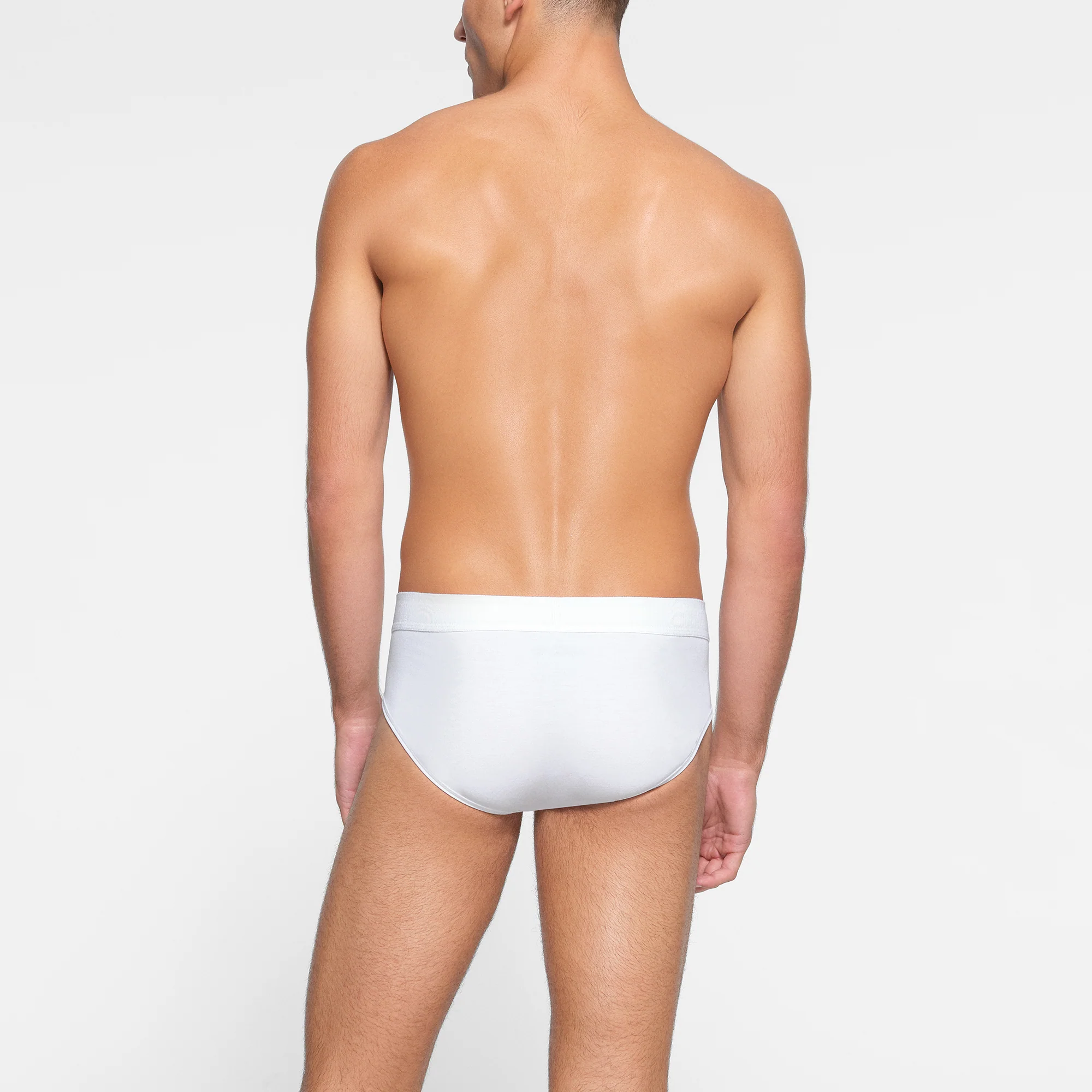SKIMS COTTON MENS BRIEF | RUSSET