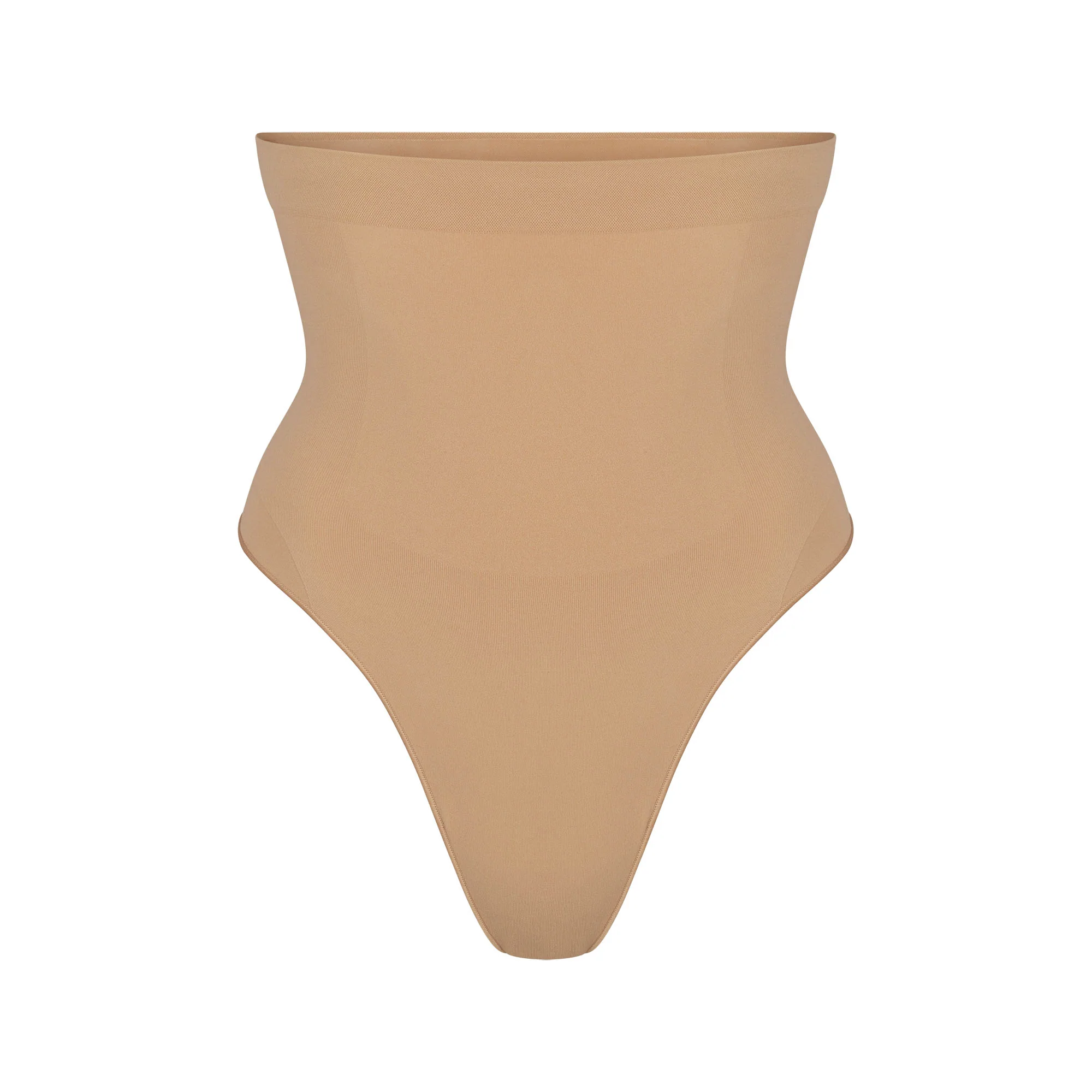 SEAMLESS SCULPT HIGH-WAISTED THONG | ONYX