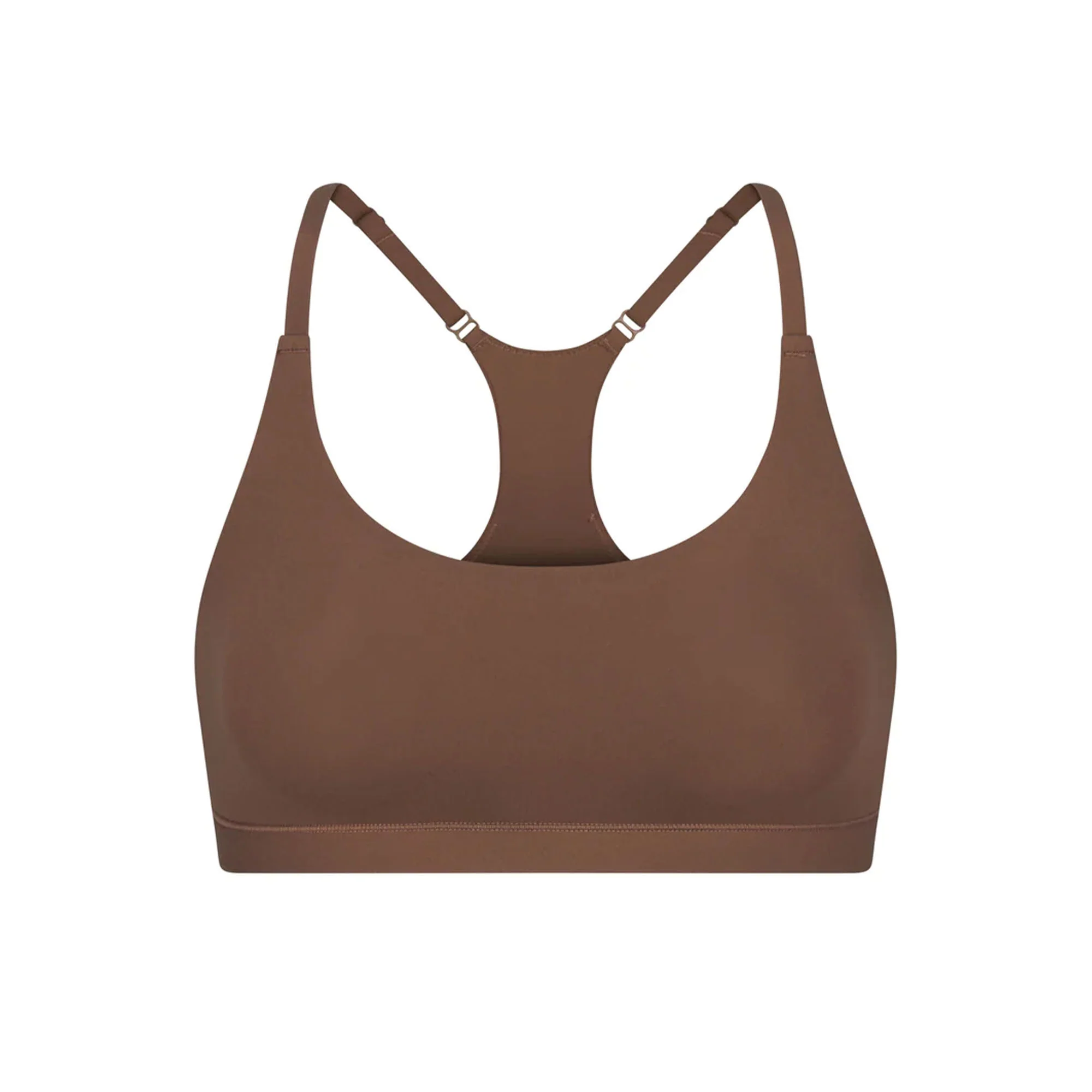 FITS EVERYBODY RACERBACK SCOOP BRALETTE | ONYX