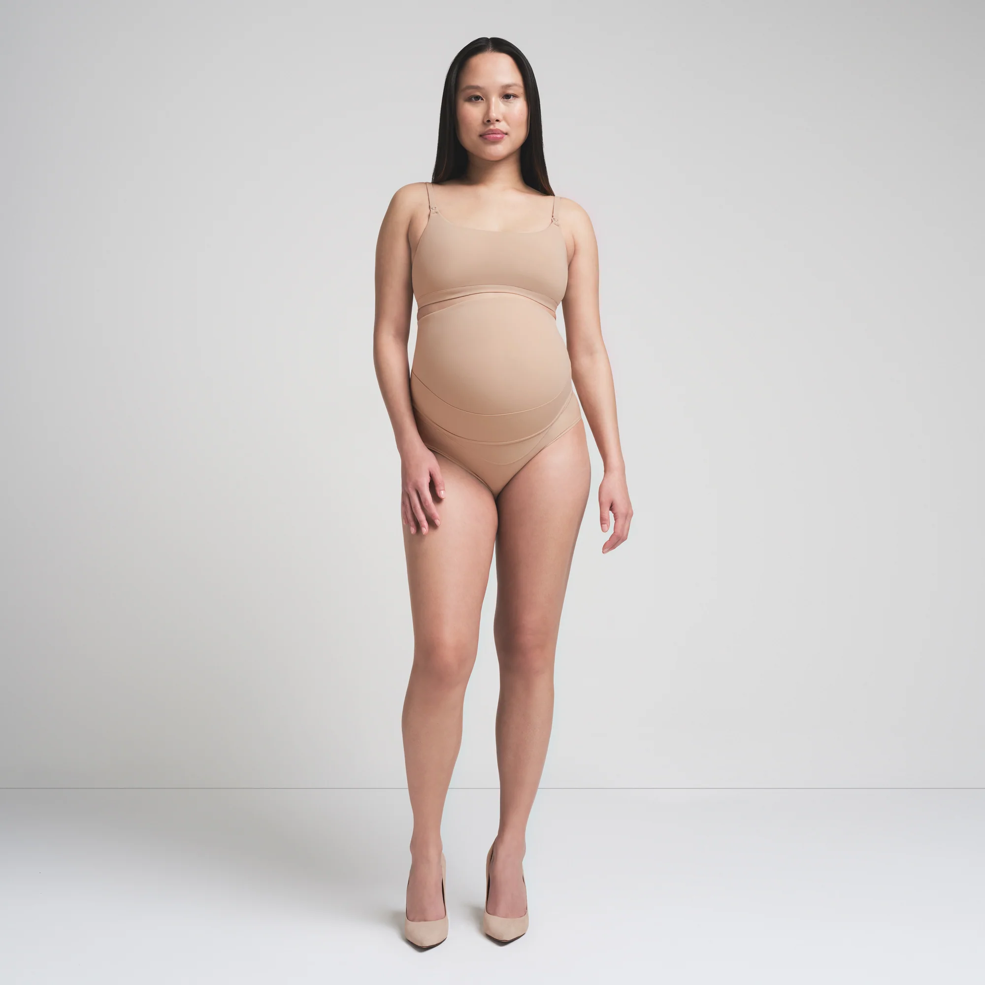 FITS EVERYBODY MATERNITY BANDED HIGH-WAISTED BRIEF | ONYX