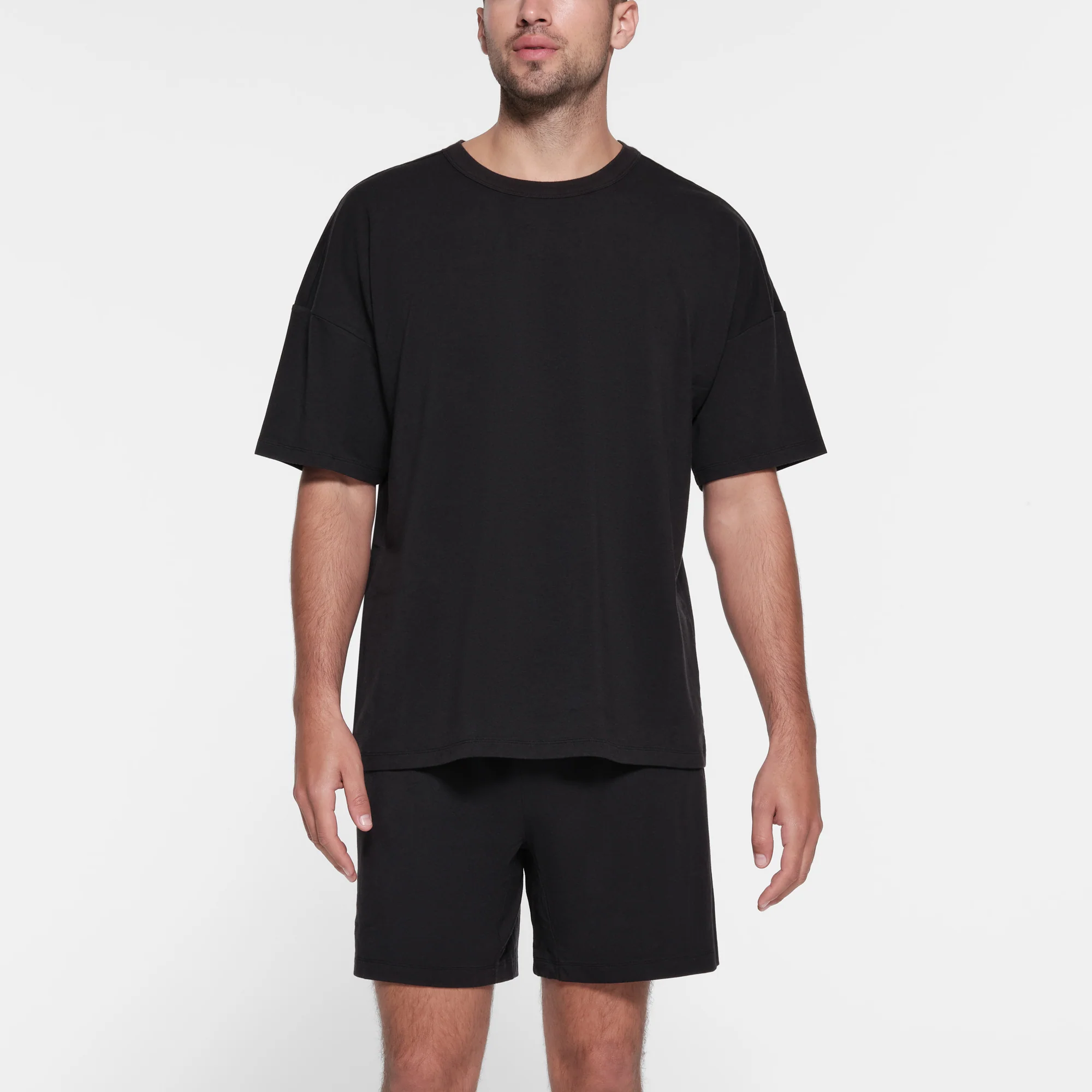 JERSEY LOUNGE MENS OVERSIZED T-SHIRT | ASH