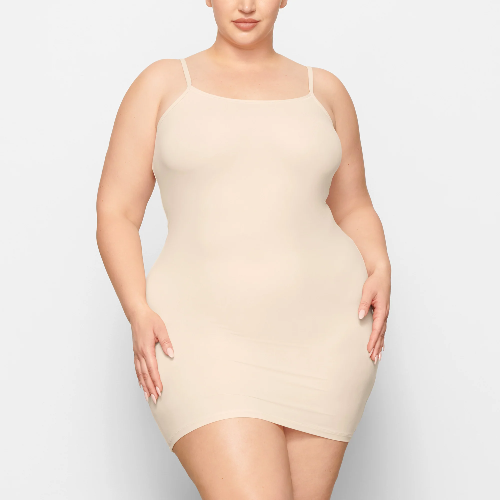 FITS EVERYBODY SLIP DRESS | ONYX