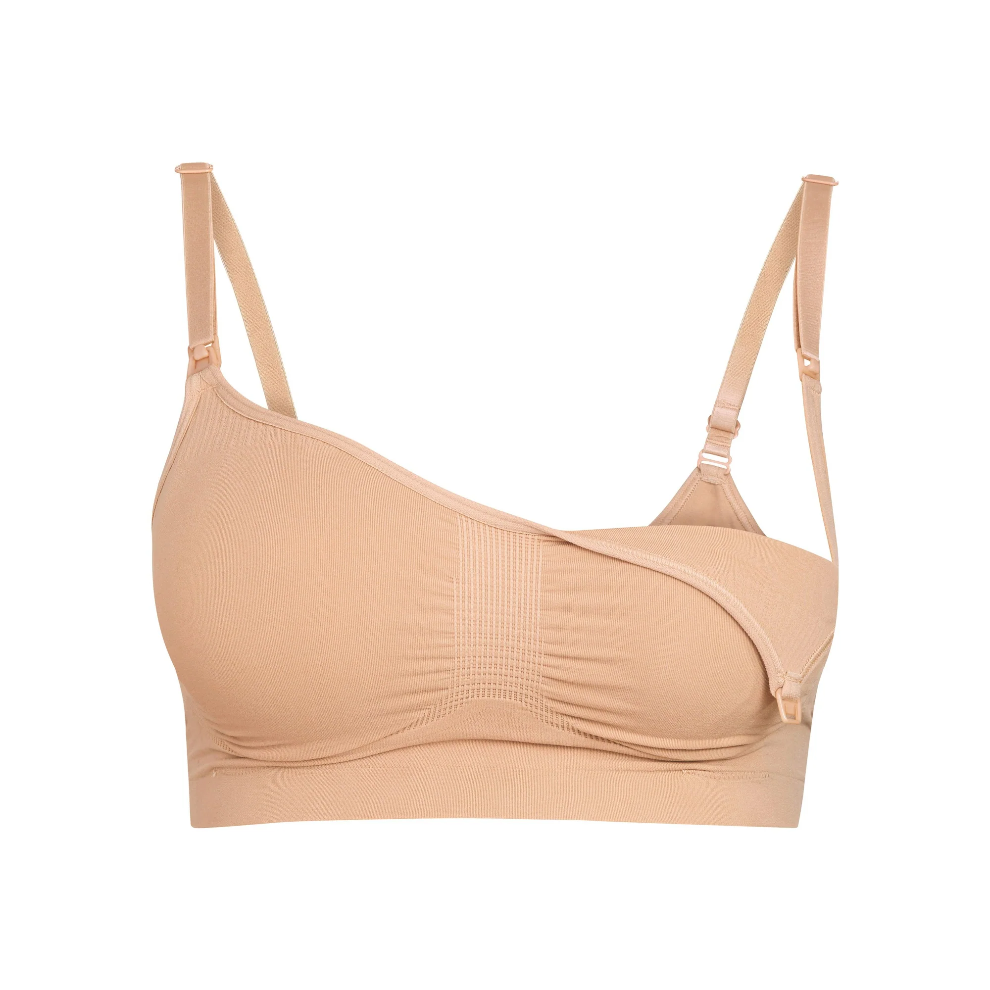 MATERNITY NURSING SCULPTING BRA | CLAY
