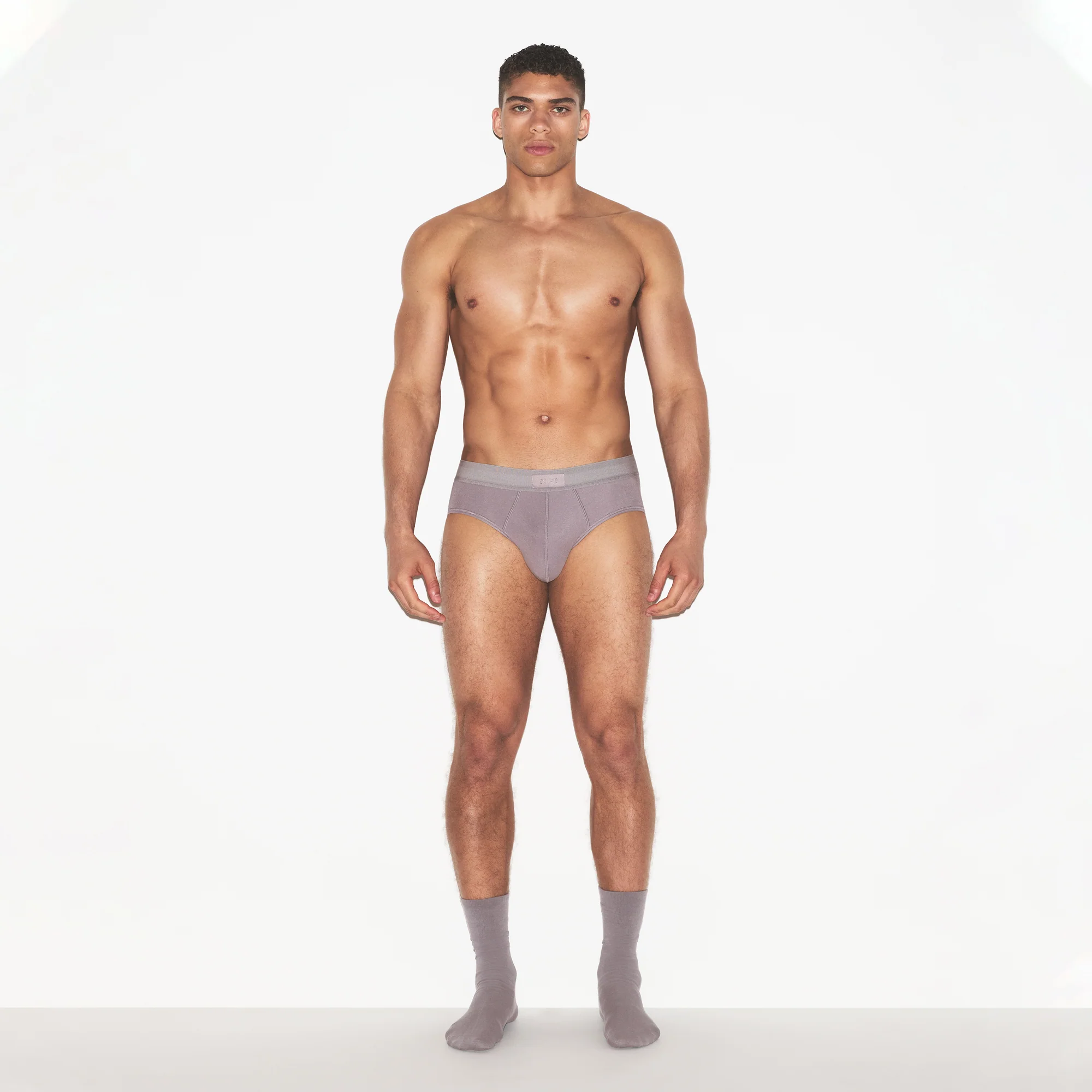 SKIMS COTTON MENS BRIEF 3-PACK | RUSSET MULTI